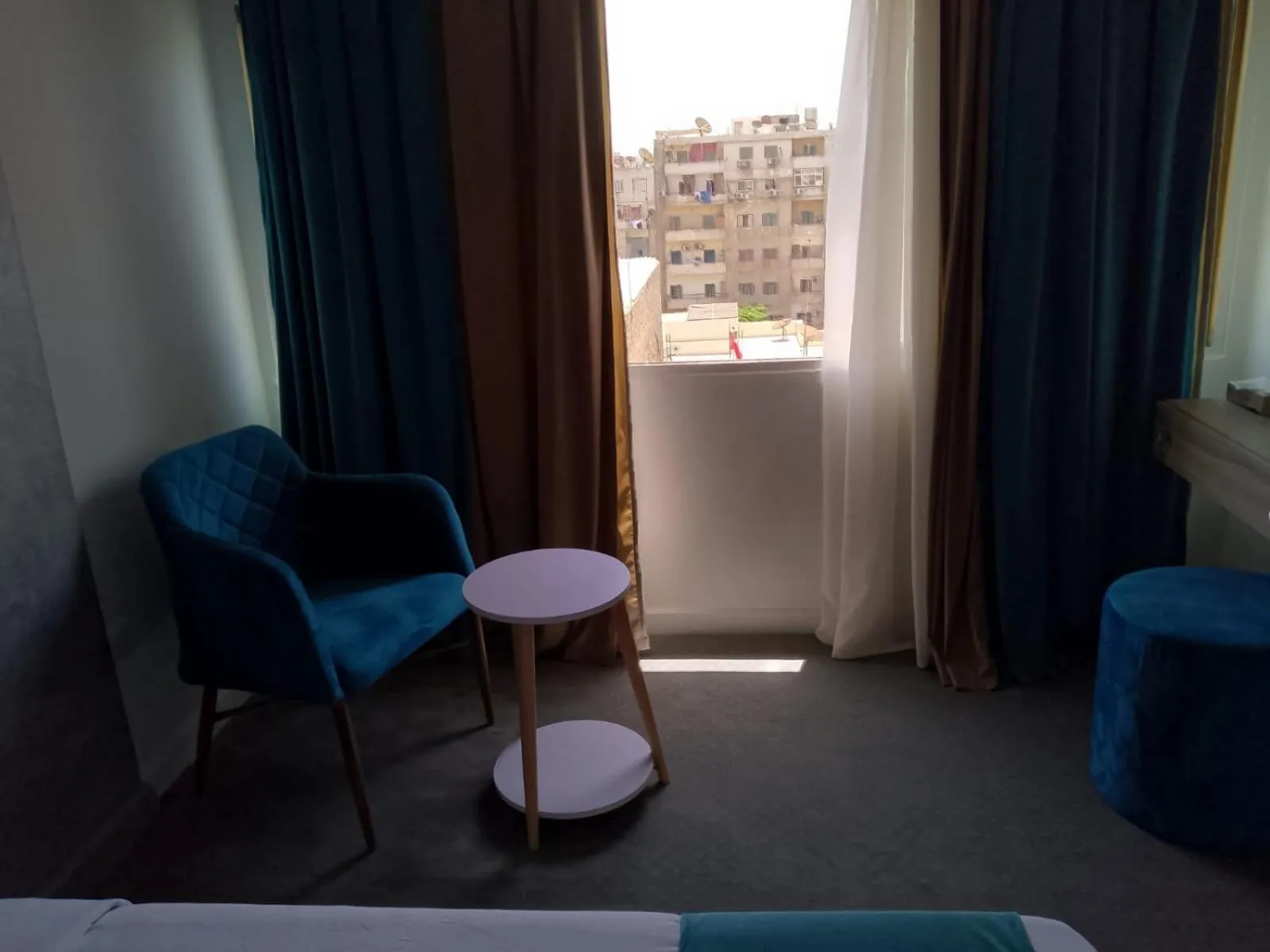 Seating area in Mar Charbel Hotel Cairo