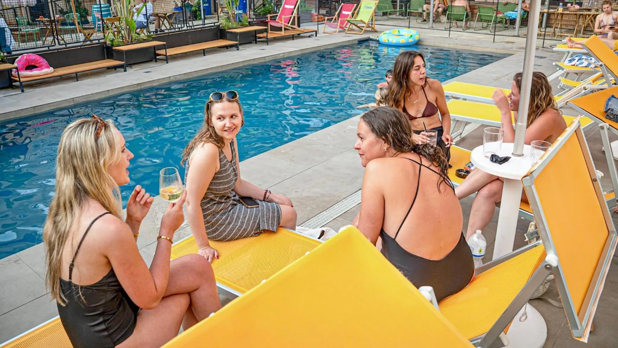 Swimming pool in Ostello Bello Palermo