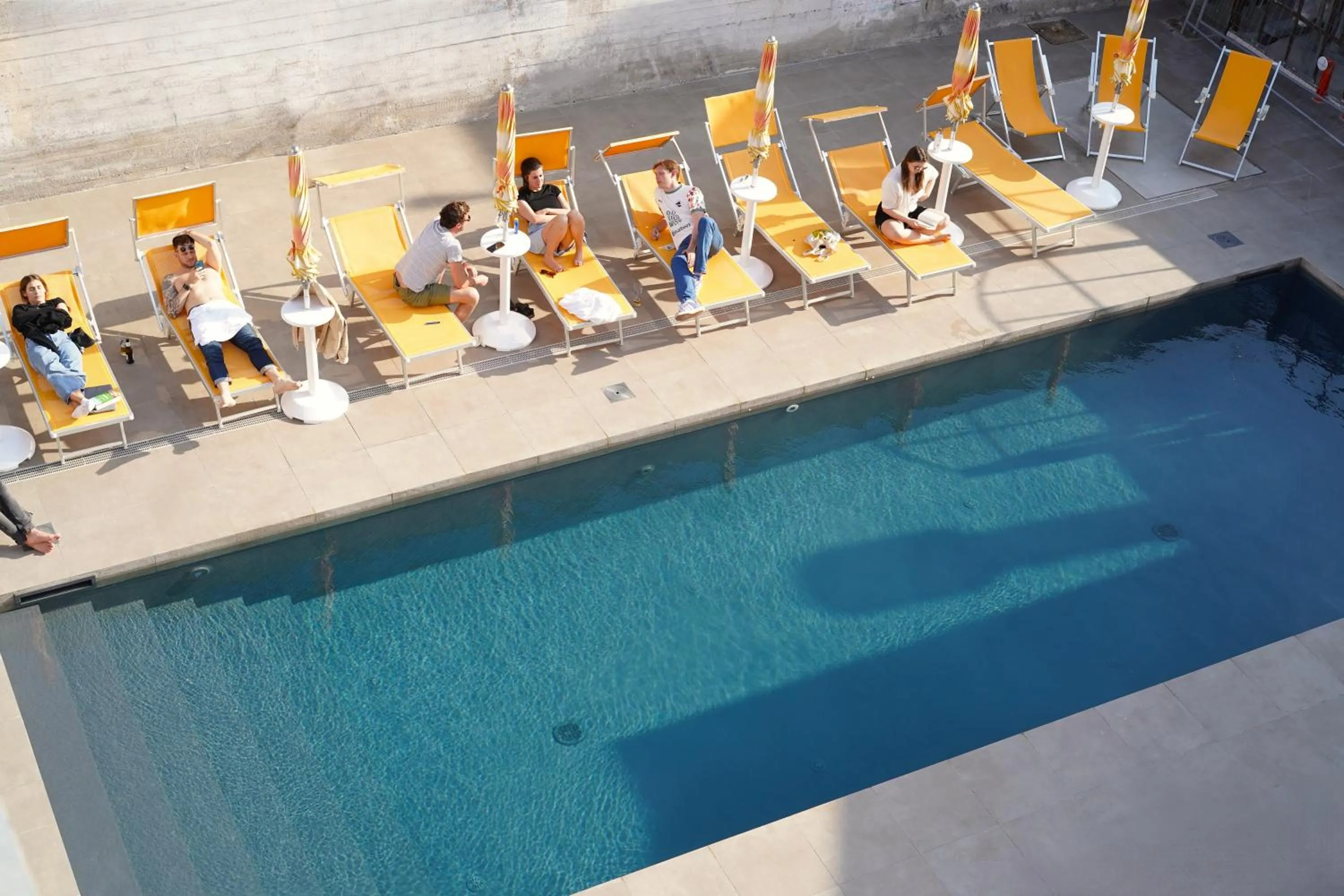 Swimming pool in Ostello Bello Palermo