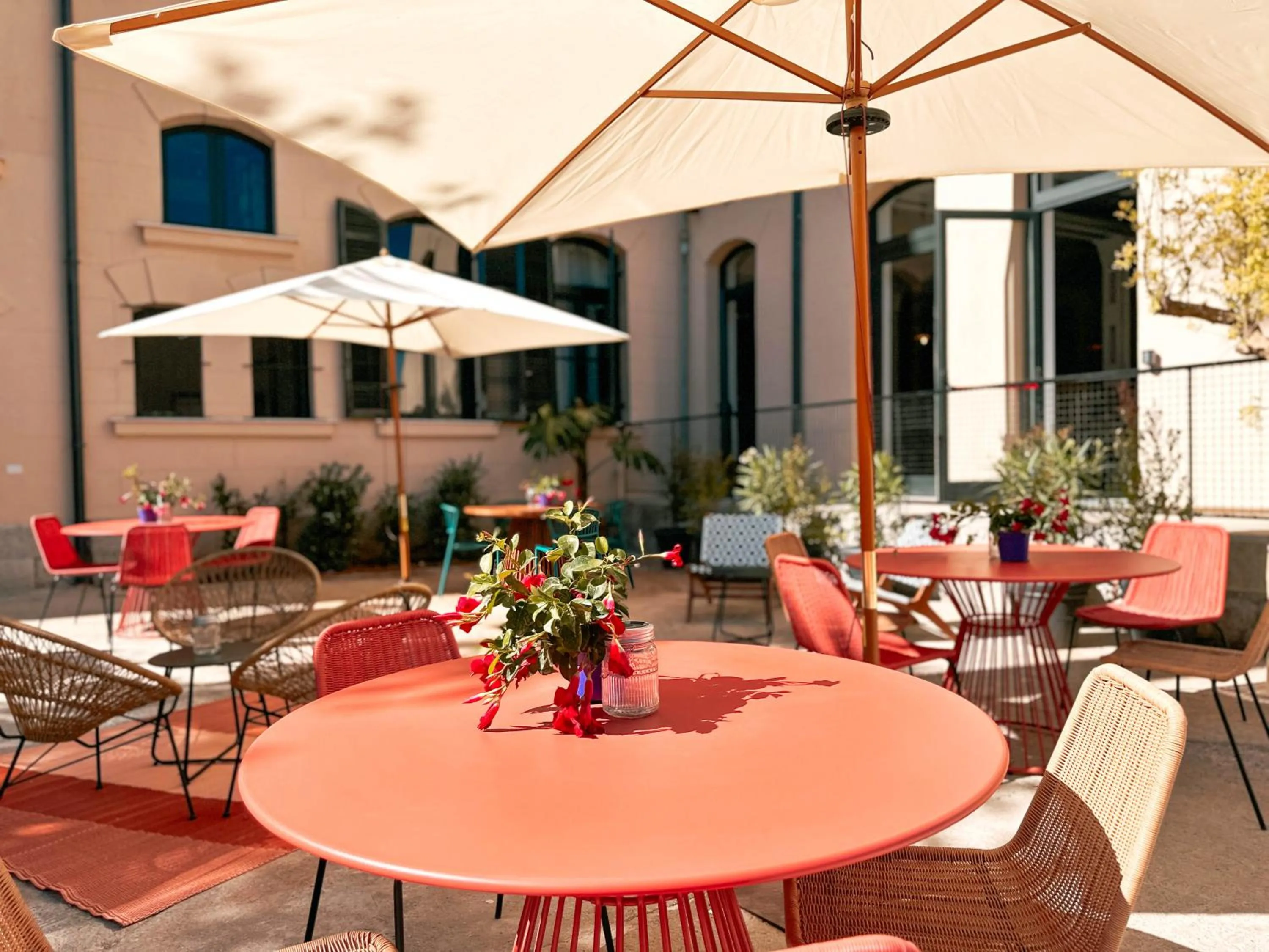 Patio in Ostello Bello Palermo