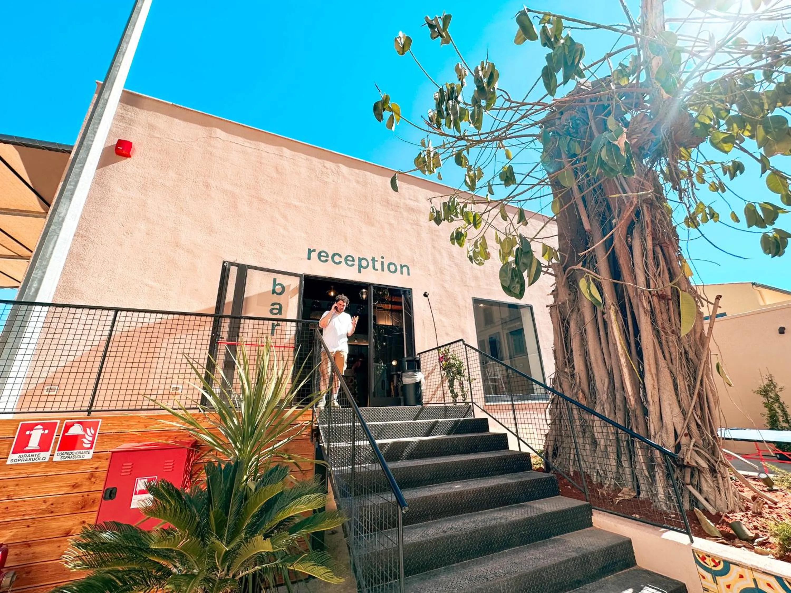 Lobby or reception in Ostello Bello Palermo