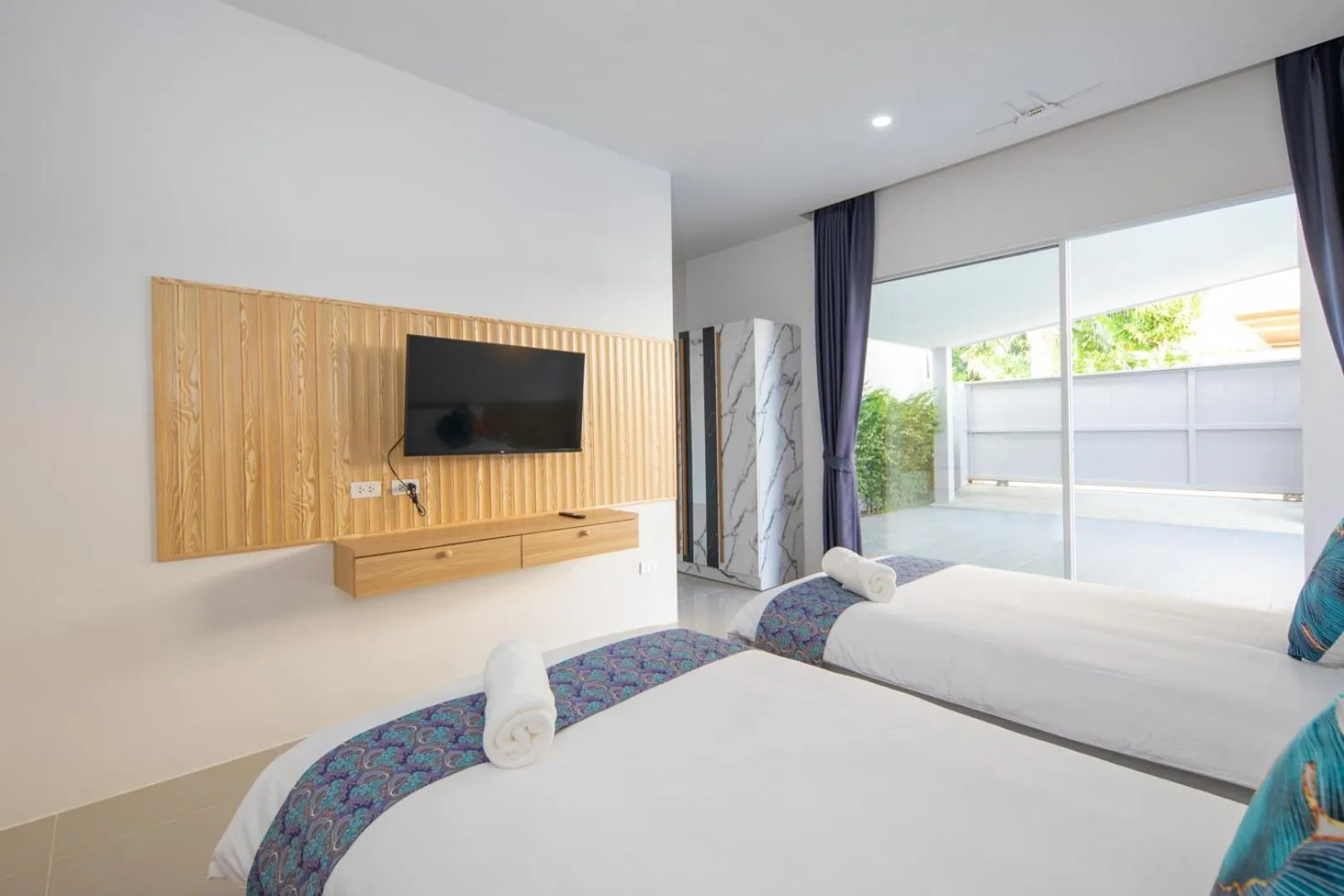 TV and multimedia, Bed in Sasi Pool Villa Phuket