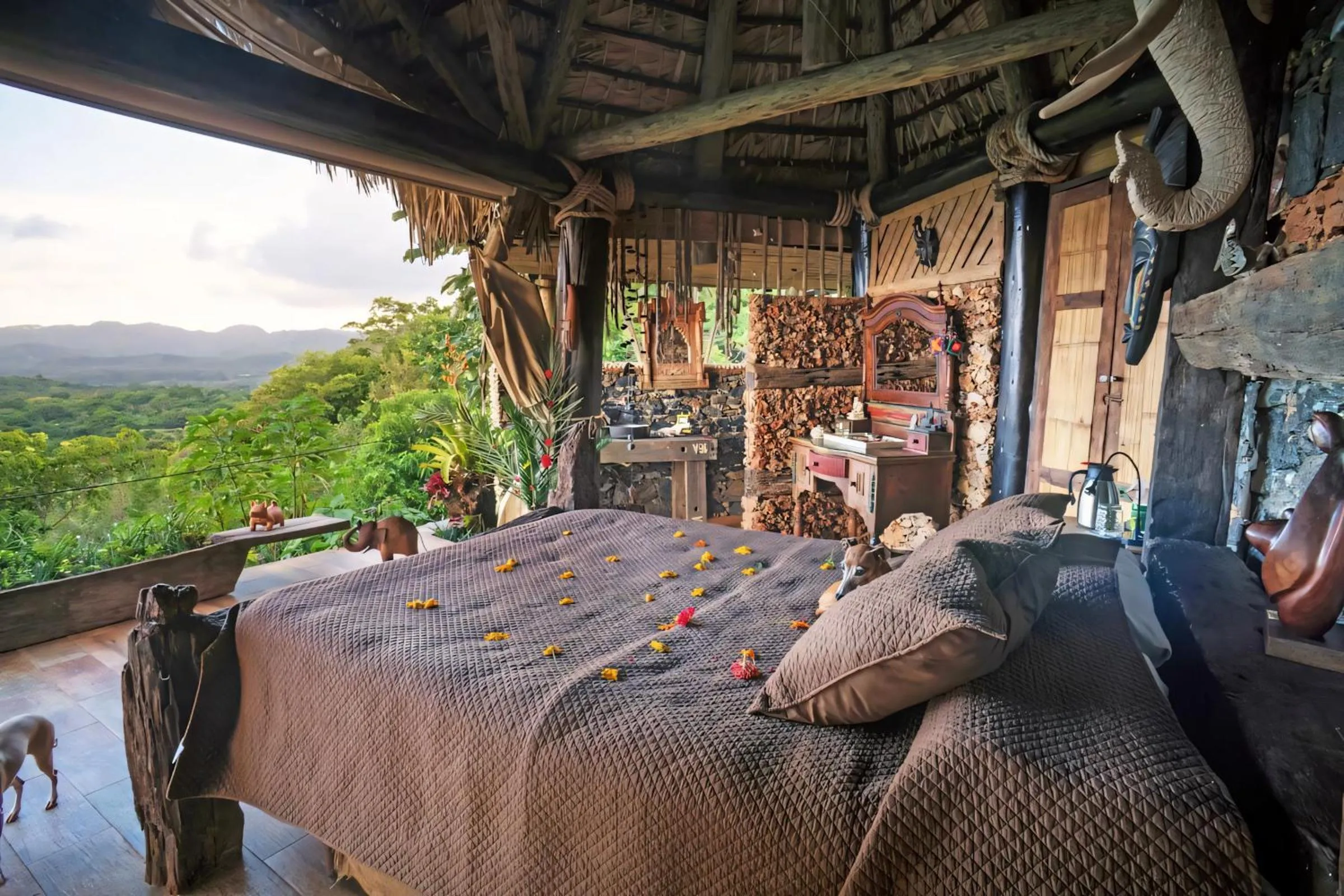 Bed in Casa El Paraiso, Eco Lodge