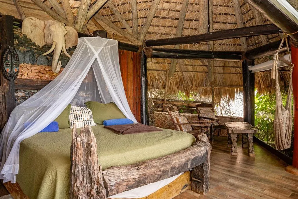 Bed in Casa El Paraiso, Eco Lodge