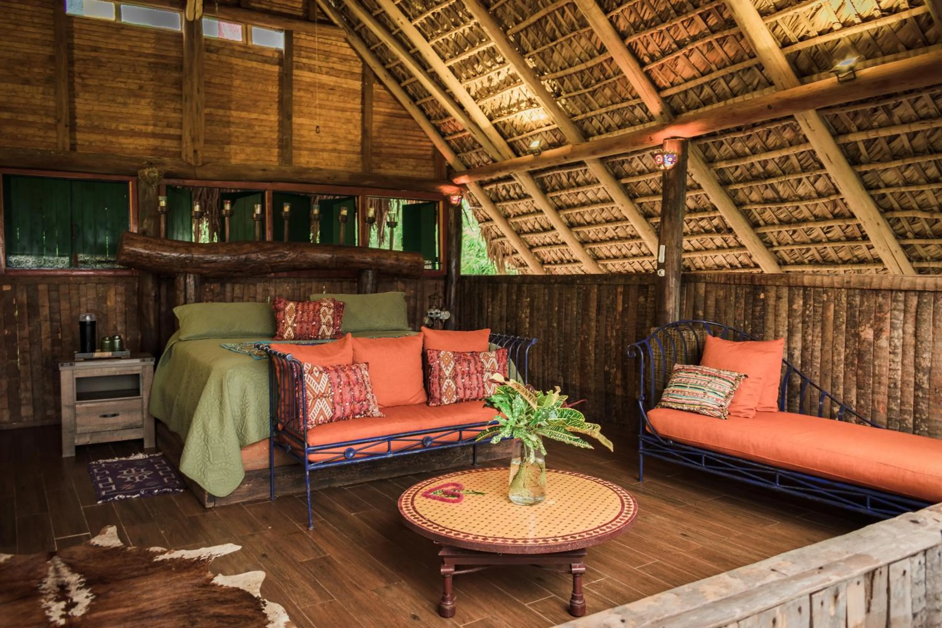 Seating area in Casa El Paraiso, Eco Lodge