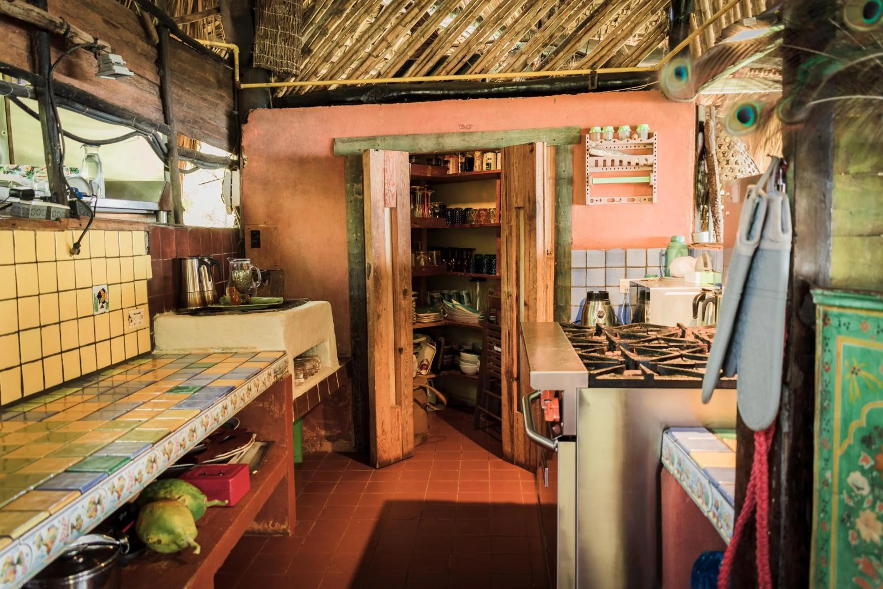Kitchen or kitchenette in Casa El Paraiso, Eco Lodge