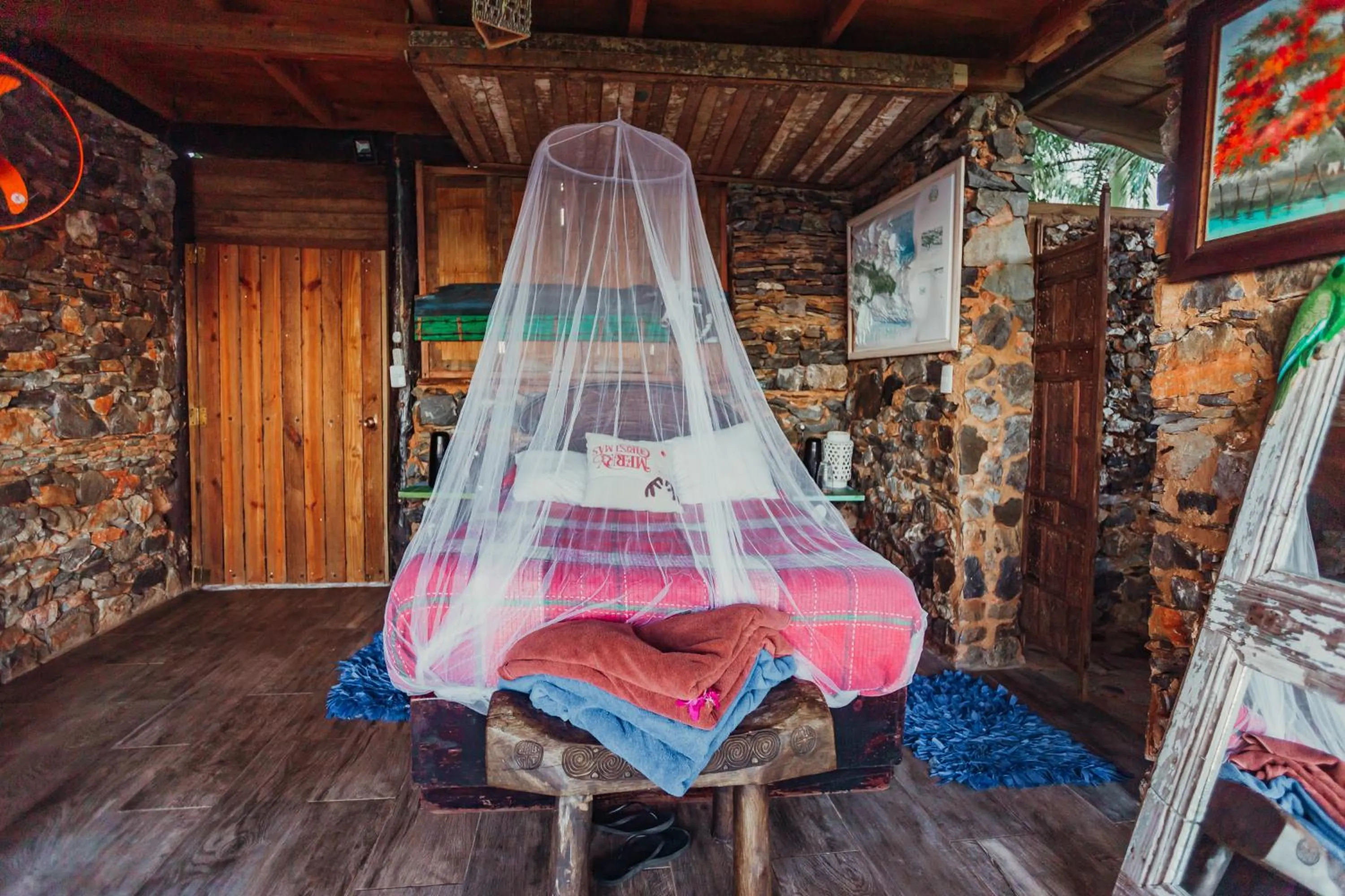 Bed in Casa El Paraiso, Eco Lodge