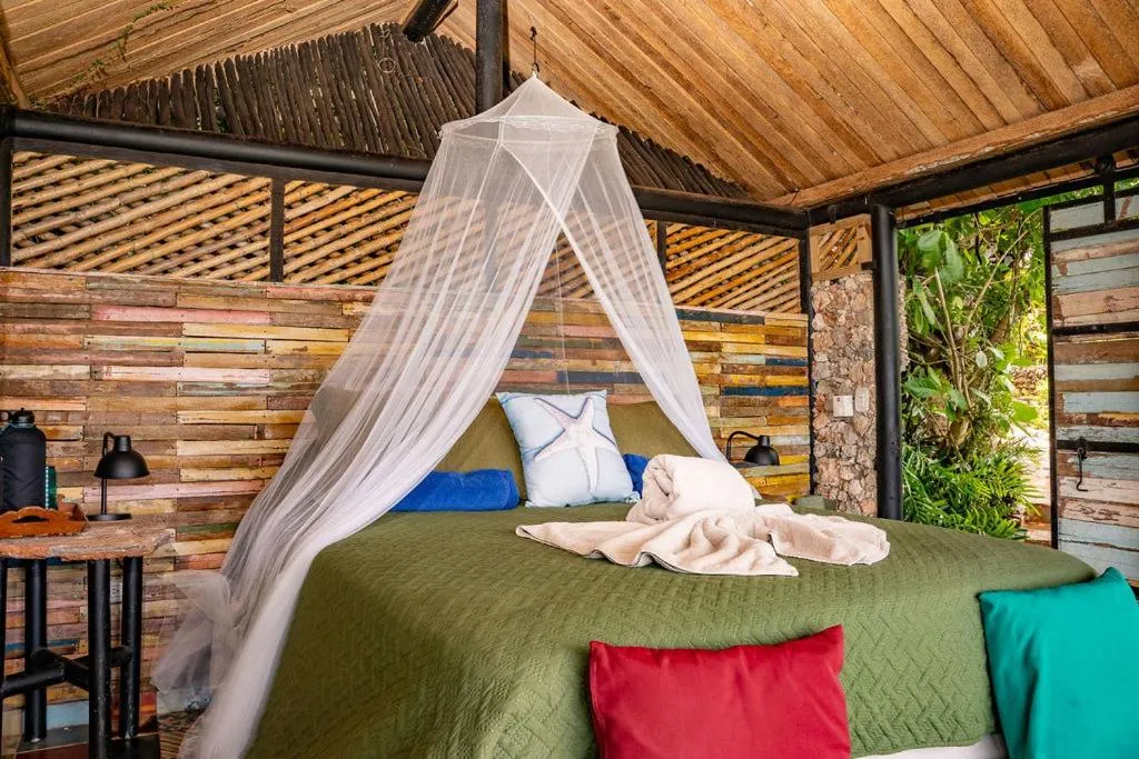 Bed in Casa El Paraiso, Eco Lodge
