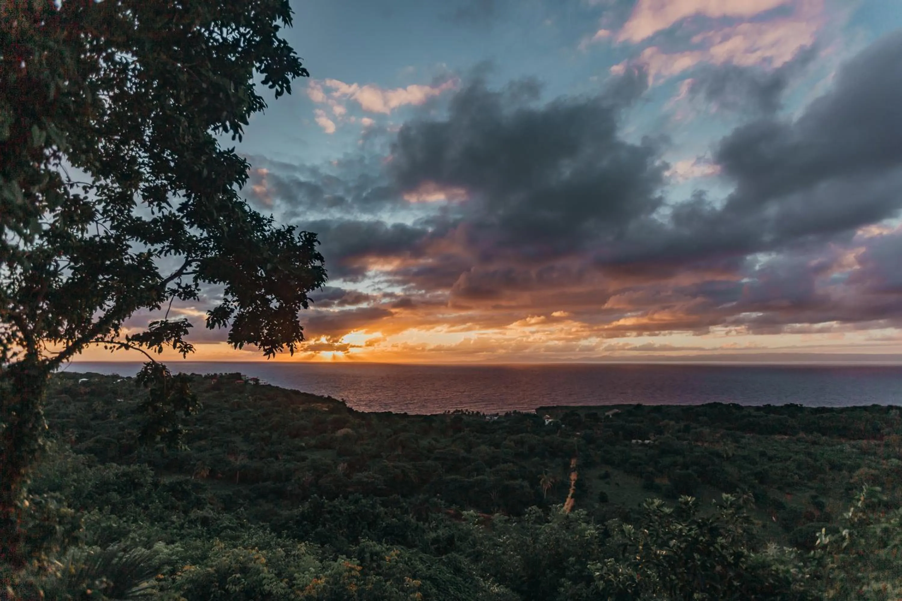 Sunset in Casa El Paraiso, Eco Lodge