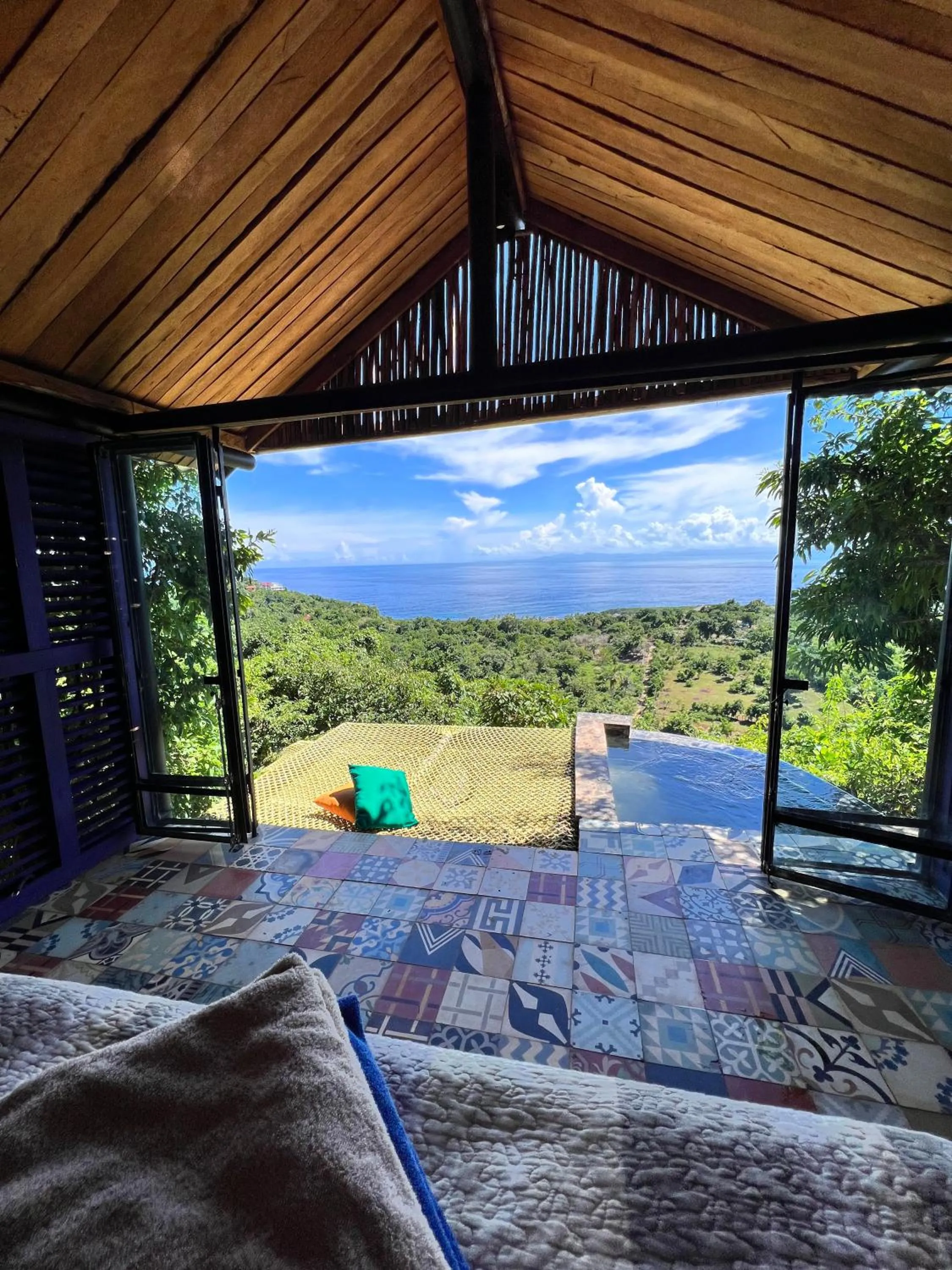 Sea view in Casa El Paraiso, Eco Lodge