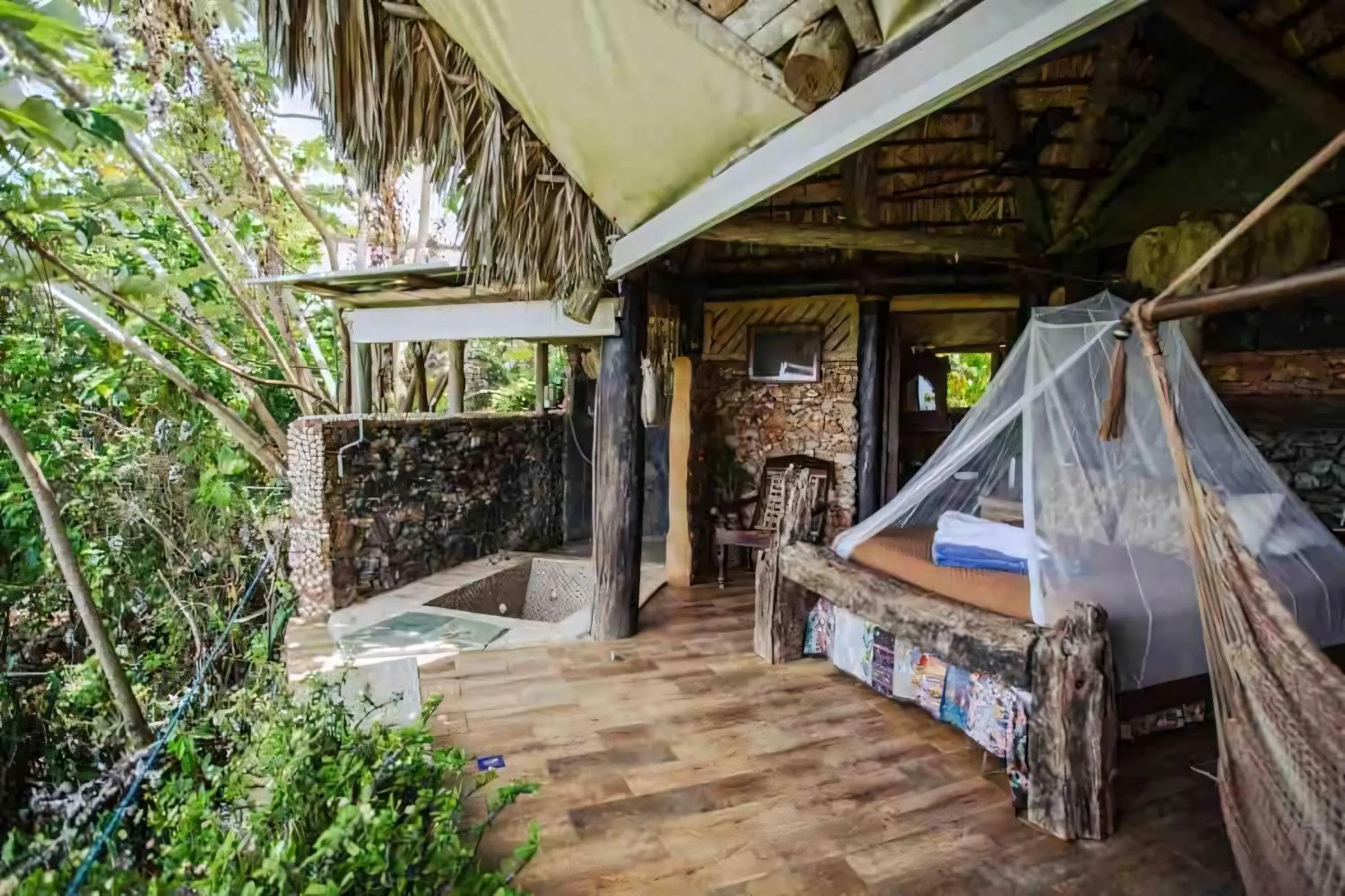 Bed in Casa El Paraiso, Eco Lodge