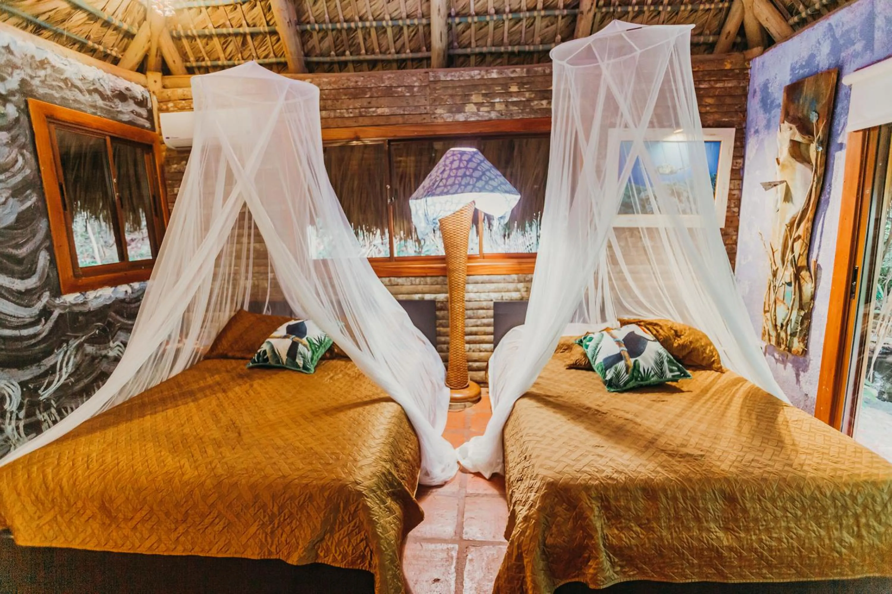 Bed in Casa El Paraiso, Eco Lodge