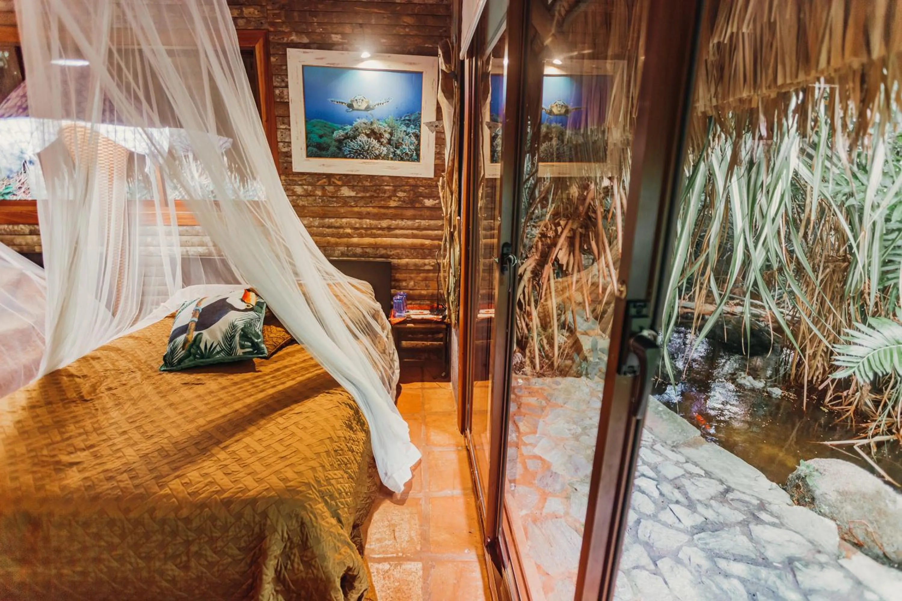 Bed in Casa El Paraiso, Eco Lodge