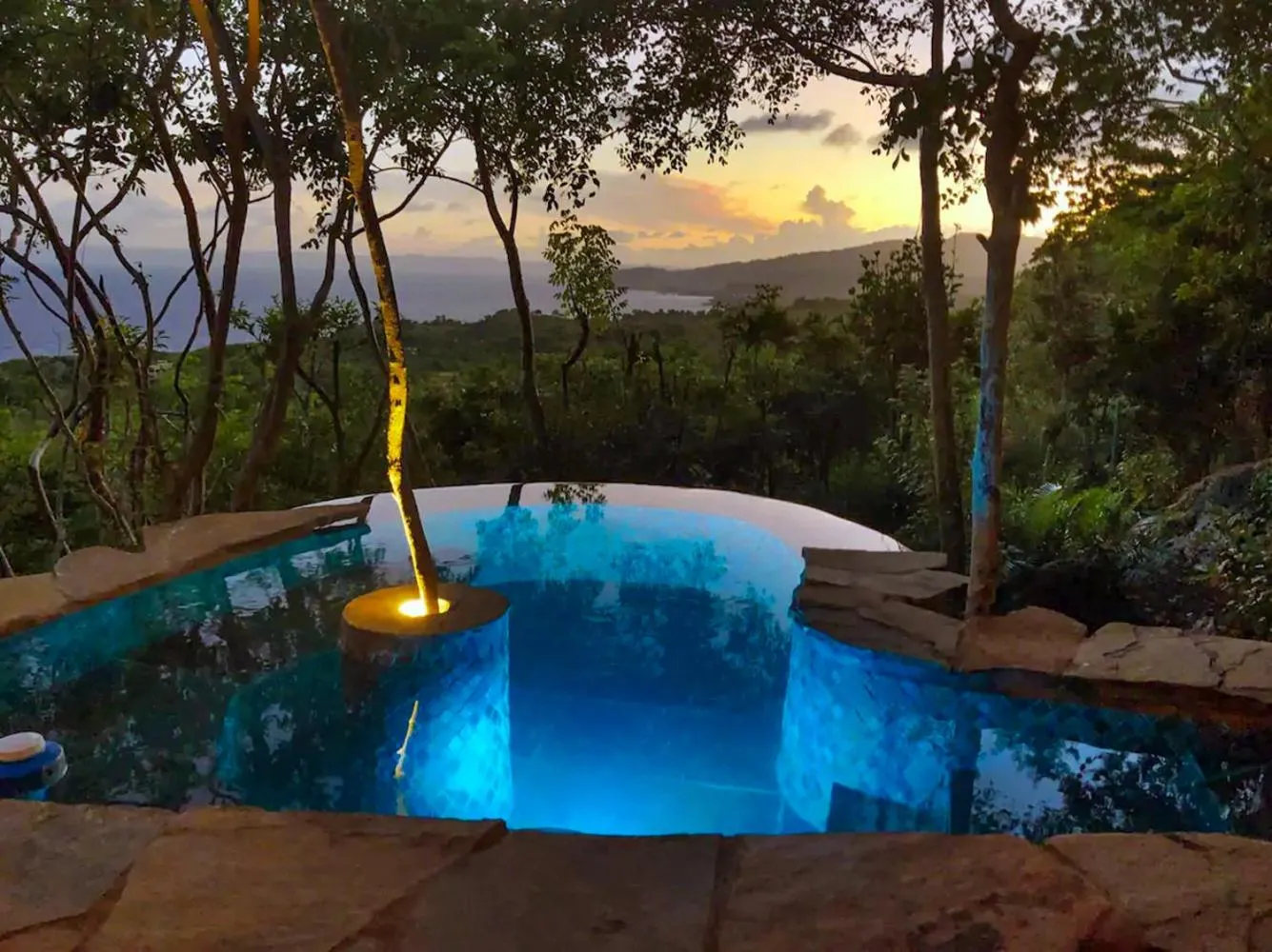 Pool view in Casa El Paraiso, Eco Lodge
