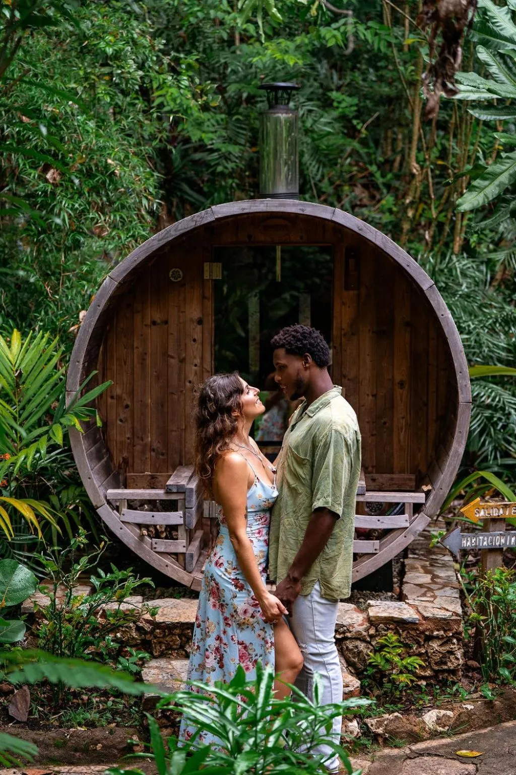 Sauna in Casa El Paraiso, Eco Lodge
