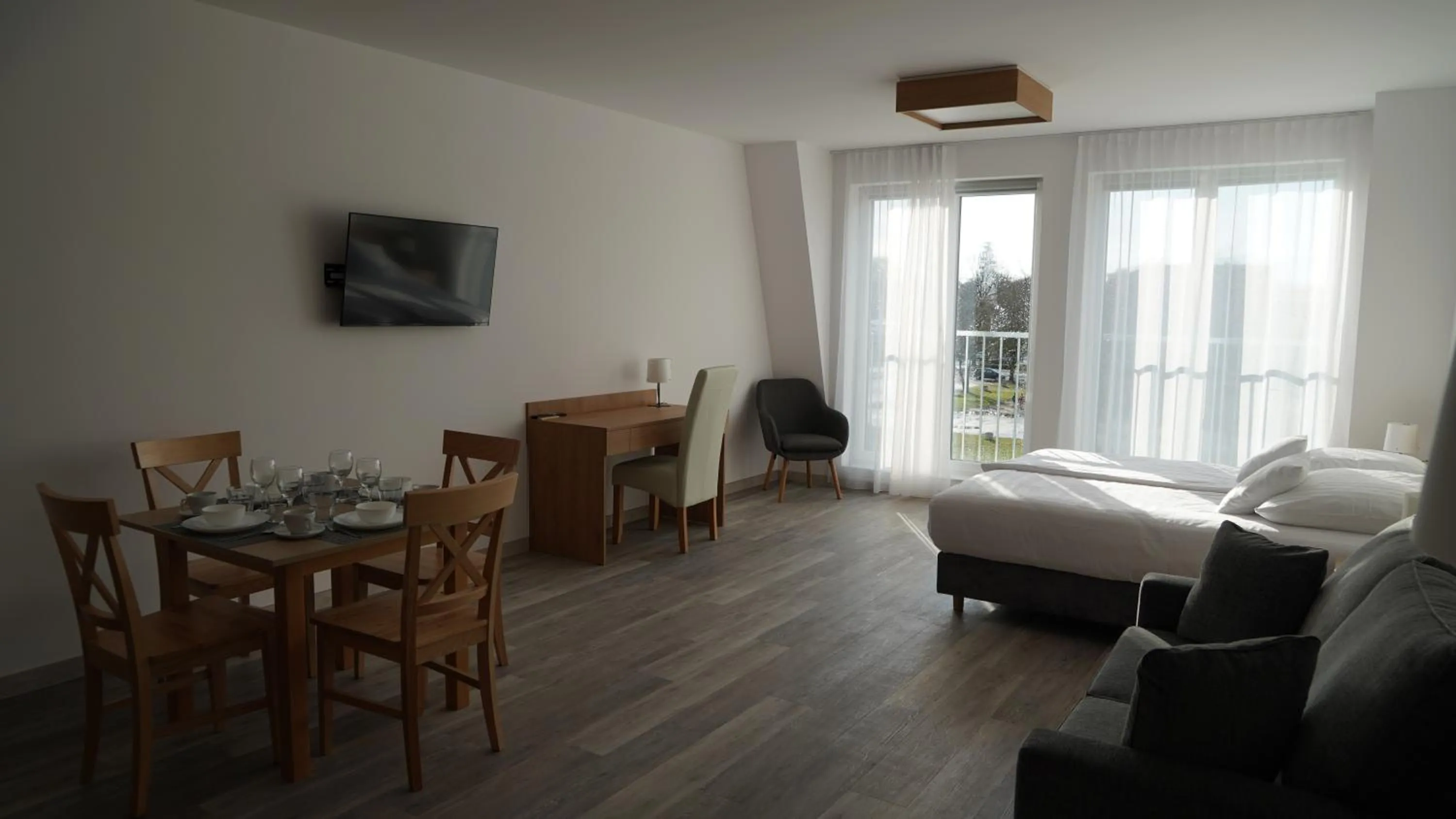TV and multimedia in Apartament Aparthotel Passage