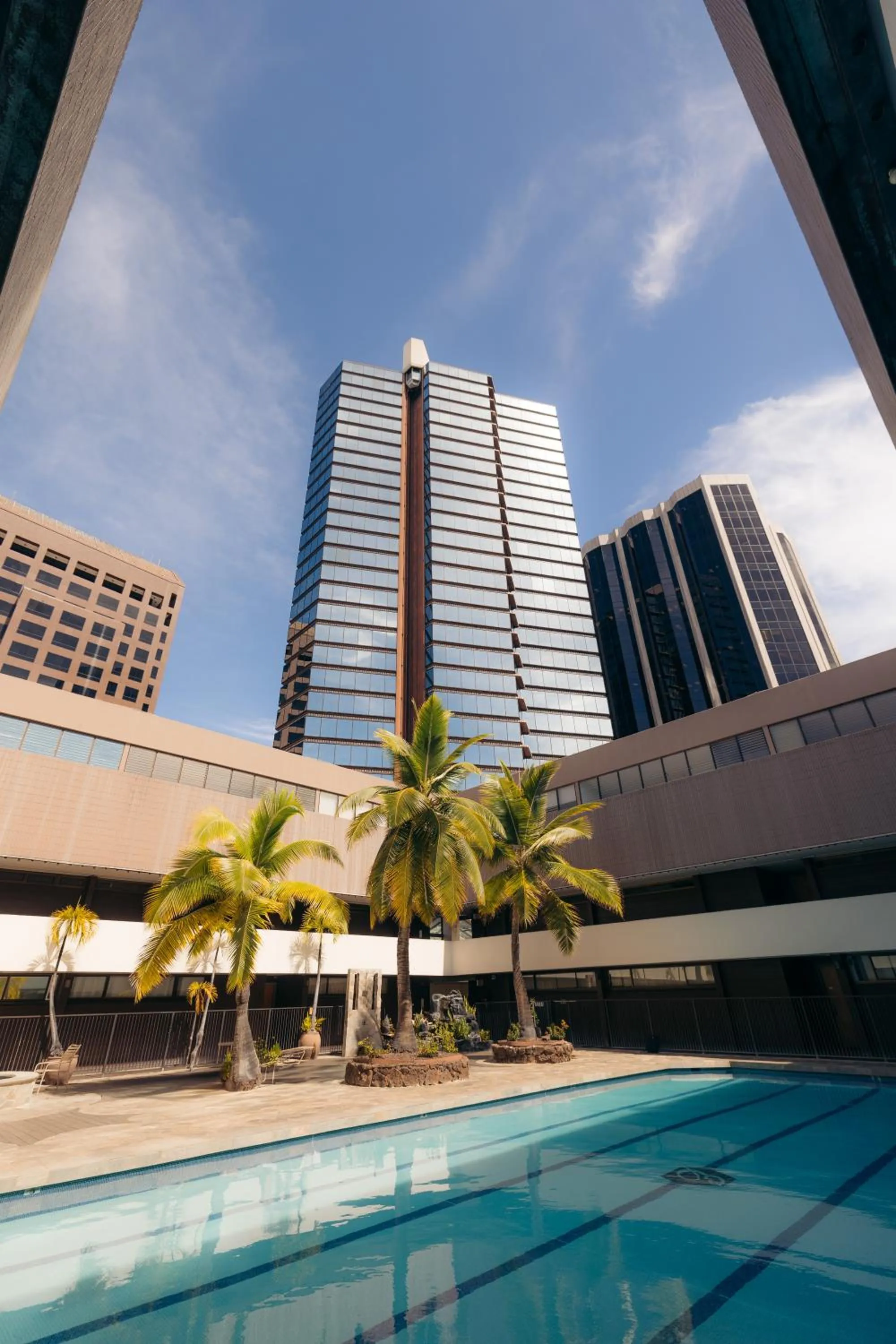 Swimming pool in Bishop Suites at Executive Centre