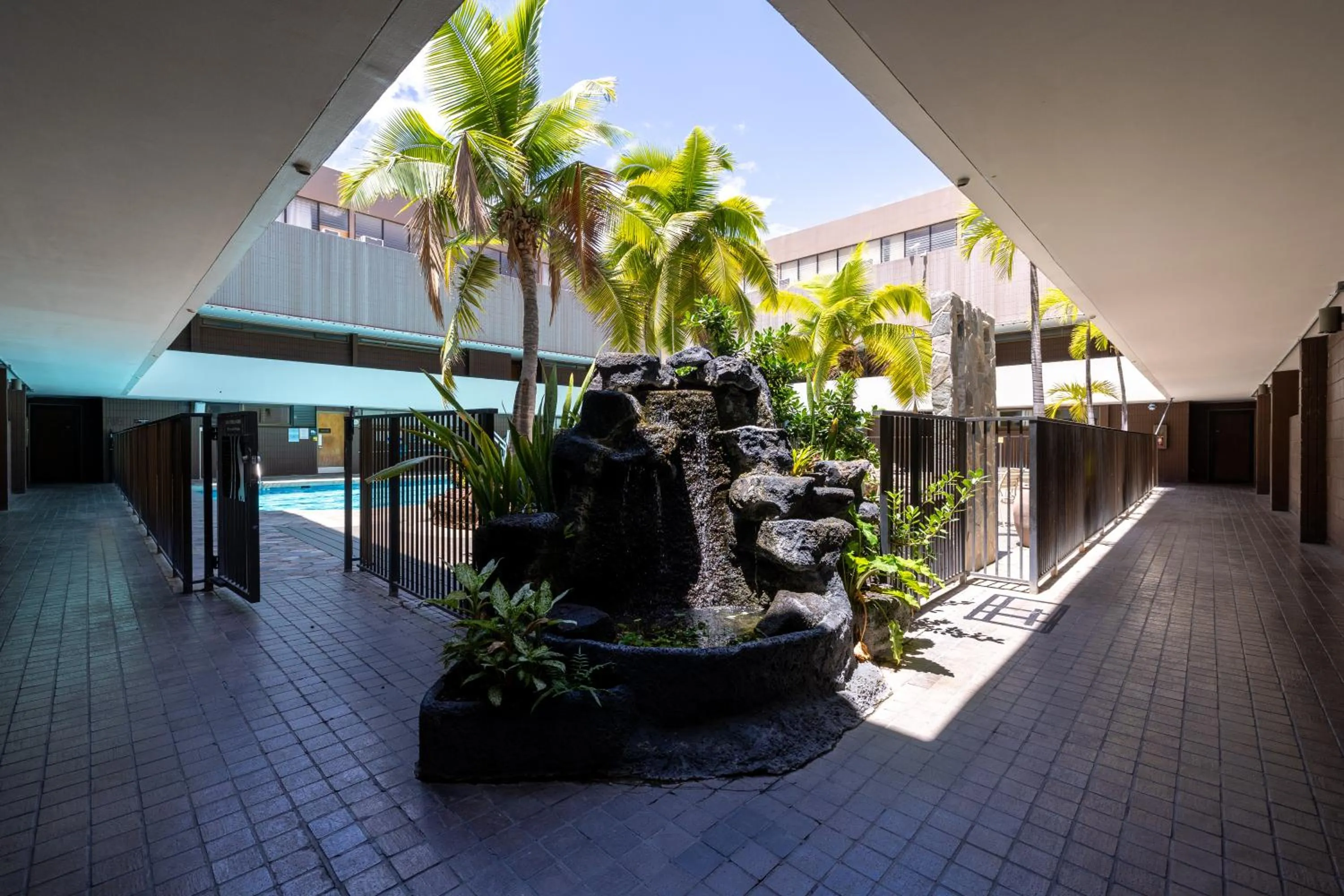 Swimming pool in Bishop Suites at Executive Centre