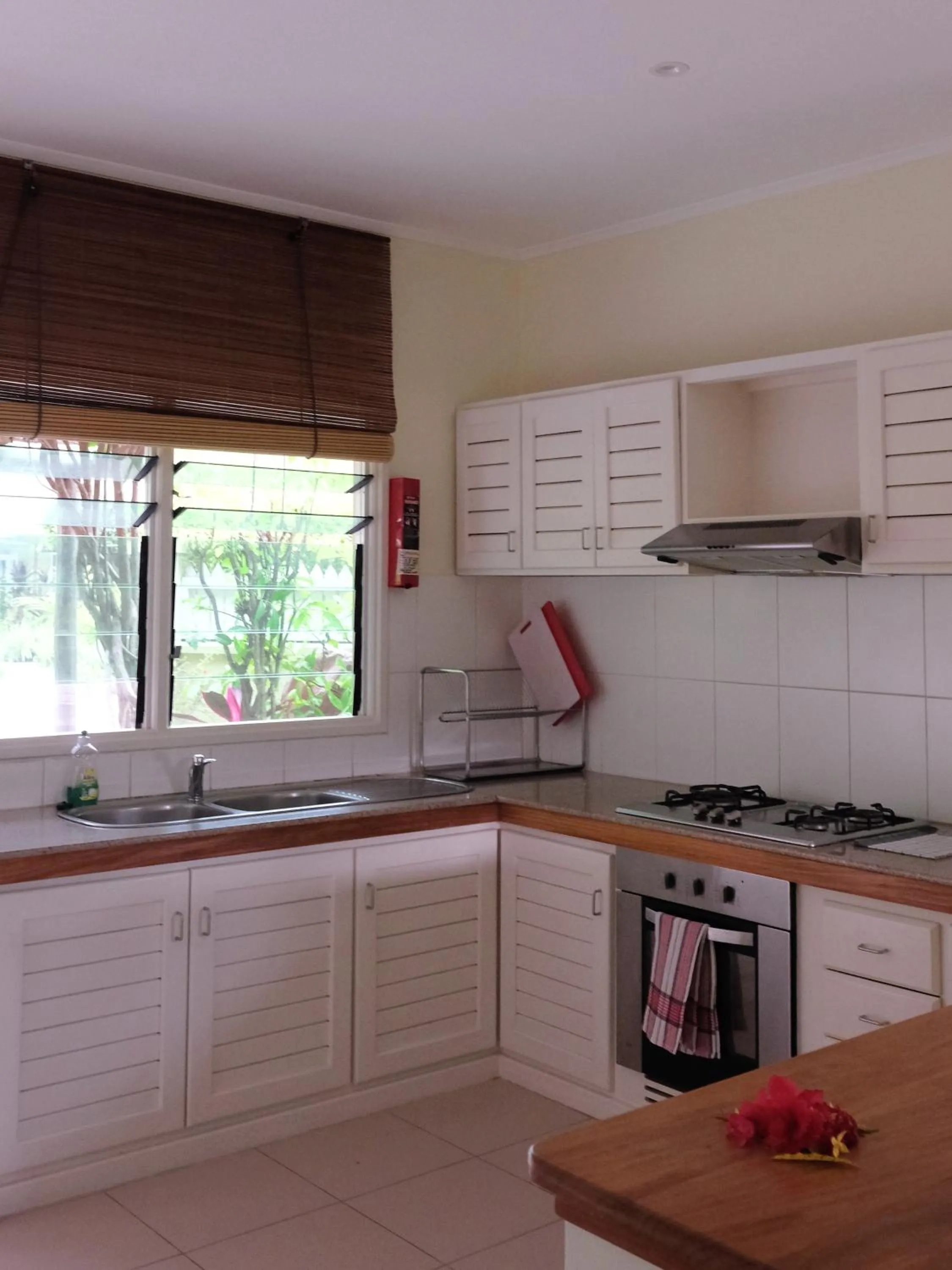 kitchen in Residence Praslinoise