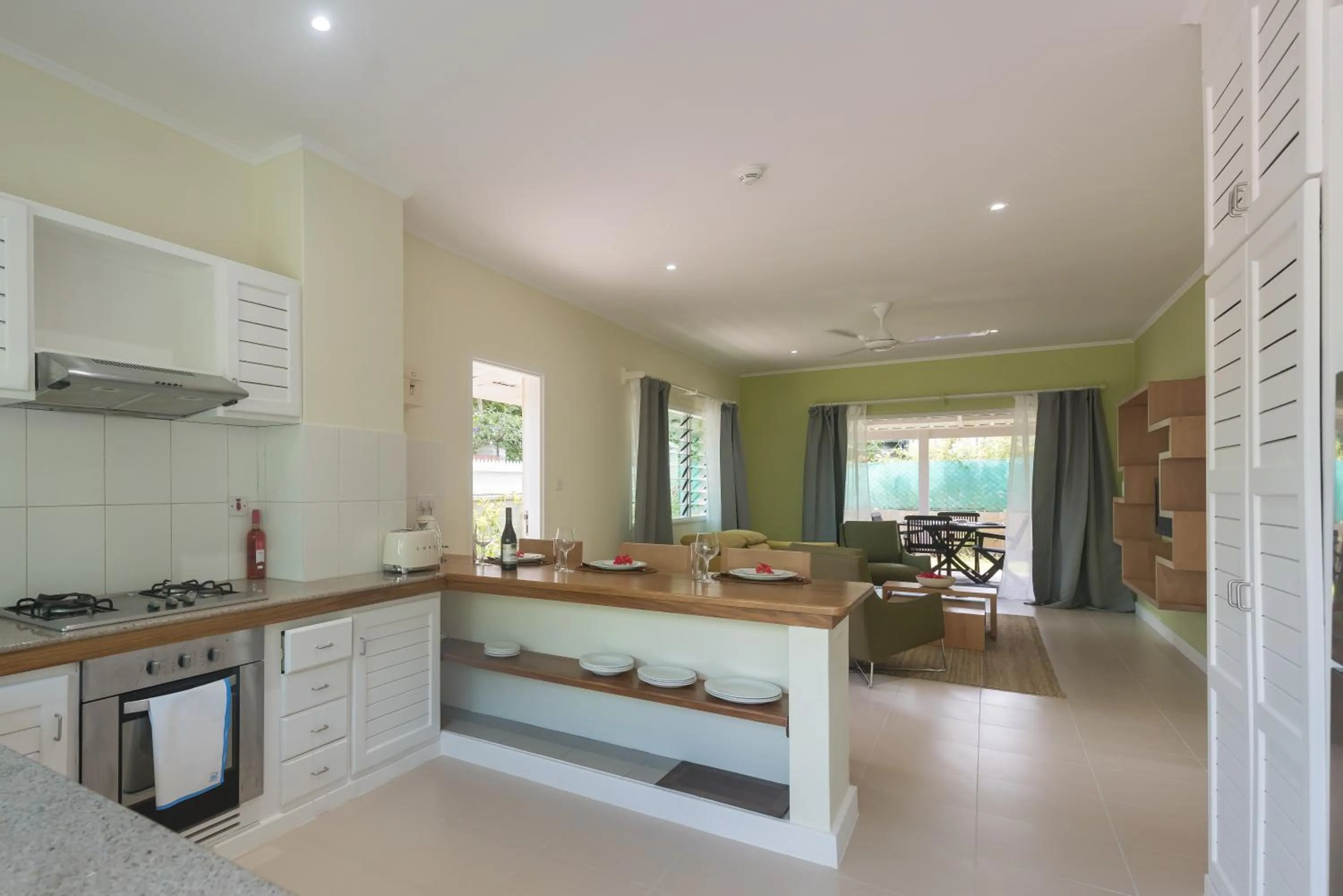 Kitchen or kitchenette in Residence Praslinoise