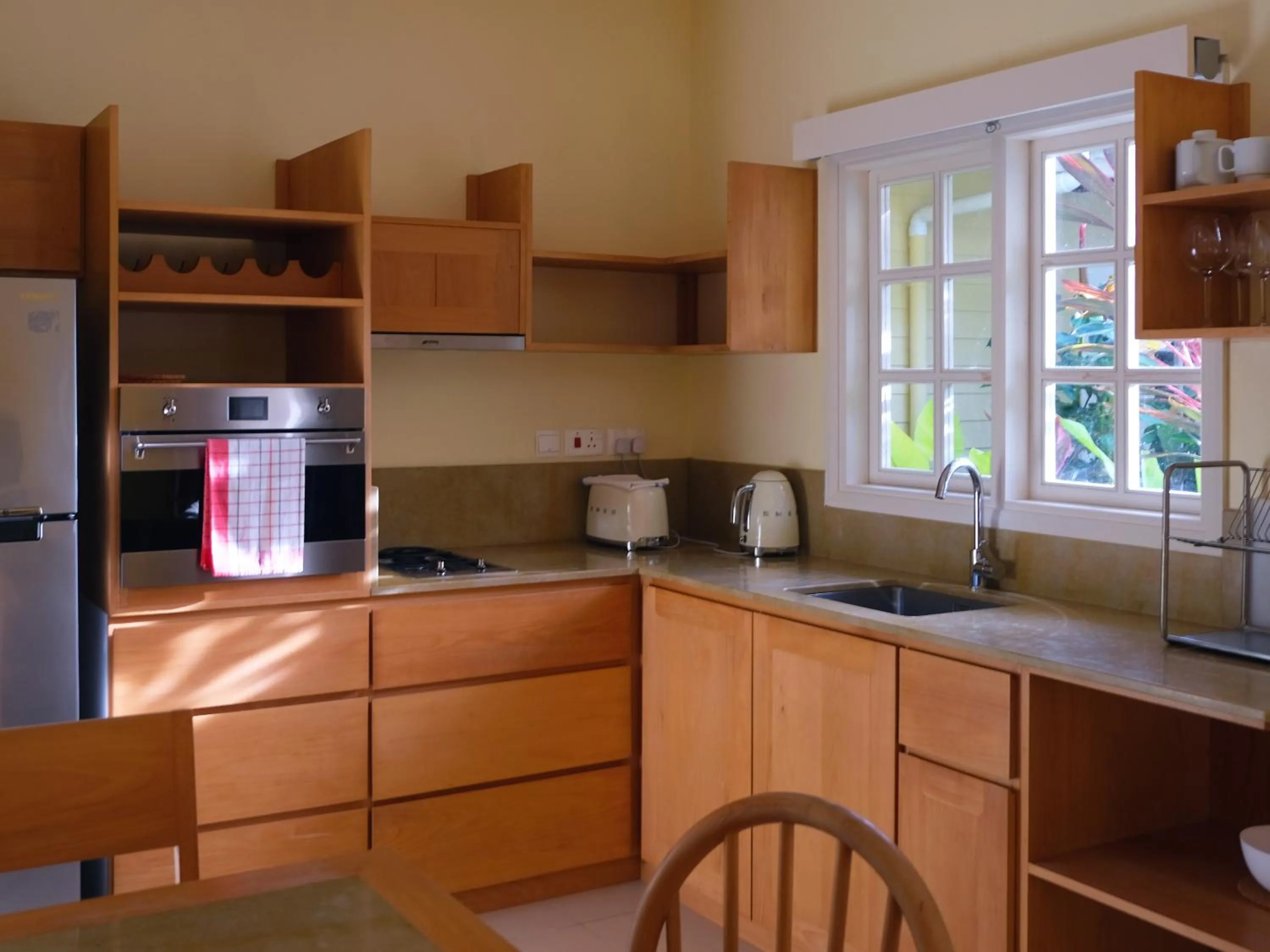 kitchen in Residence Praslinoise