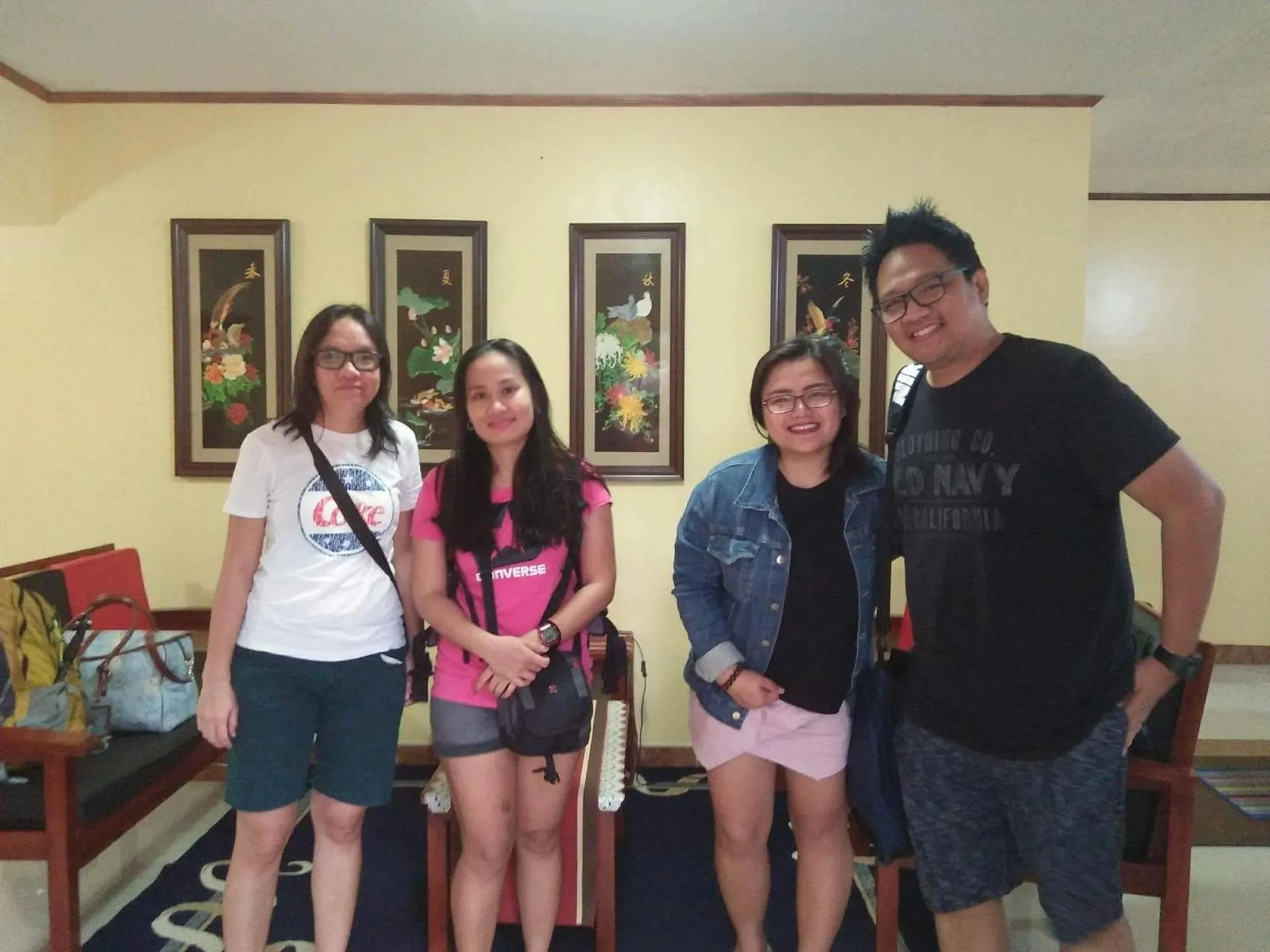 group of guests in TGH Guest House Badian