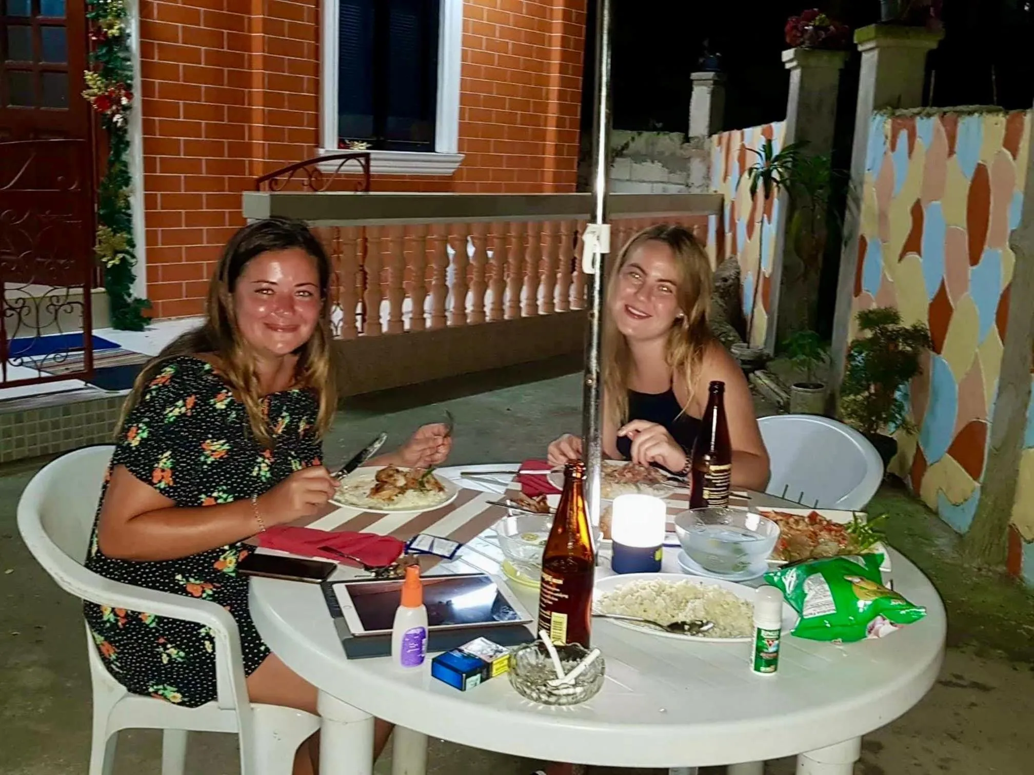 Patio in TGH Guest House Badian