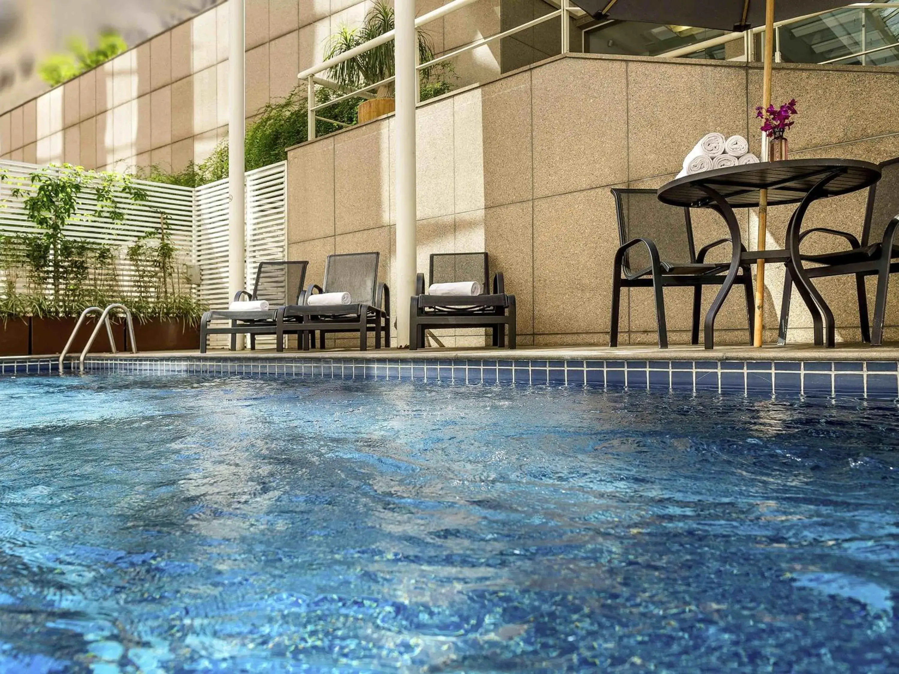 Pool view in Pullman Sao Paulo Ibirapuera Pool view in Pullman Sao Paulo Ibirapuera