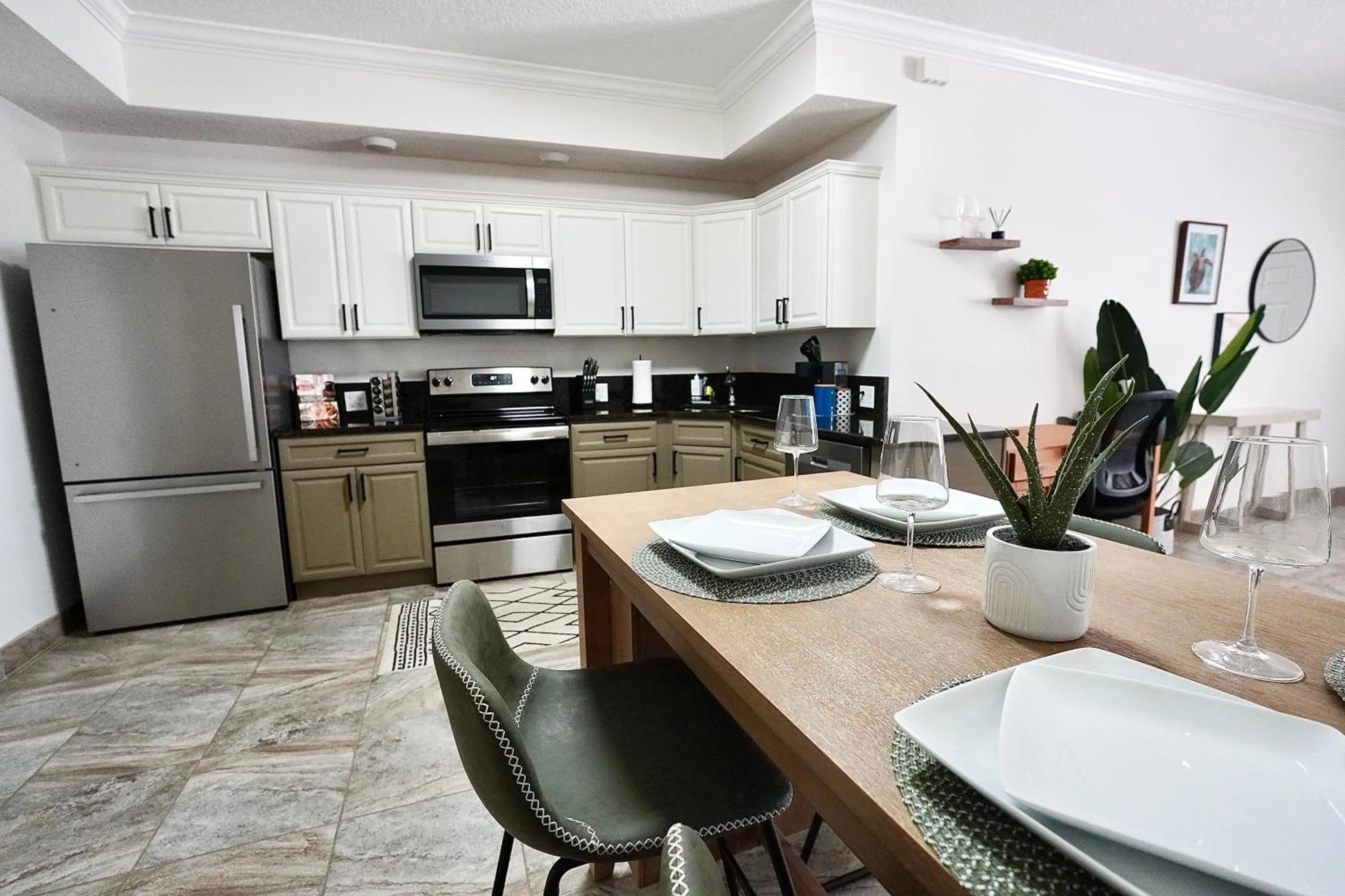 kitchen in Villa Olivō -2BR Modern Luxury-River & Ocean Access