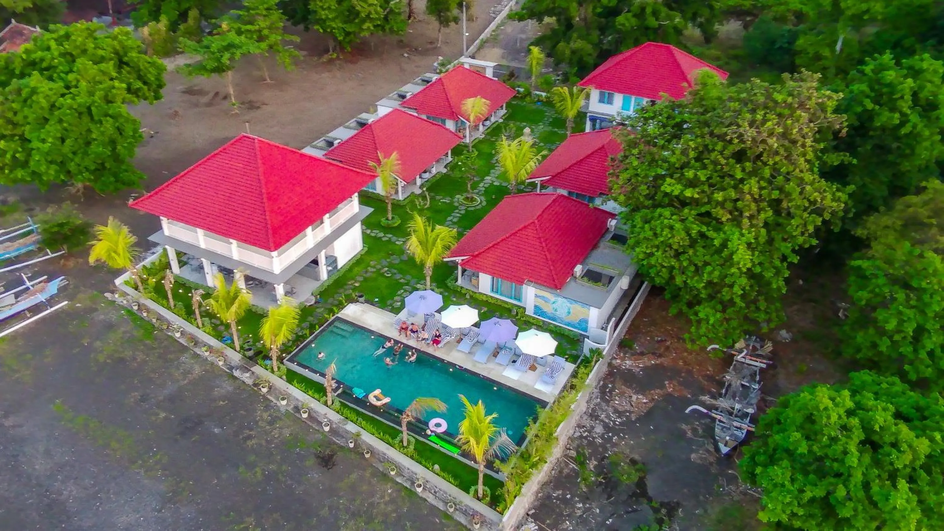 Bird's eye view in Ocean Paradise Bali
