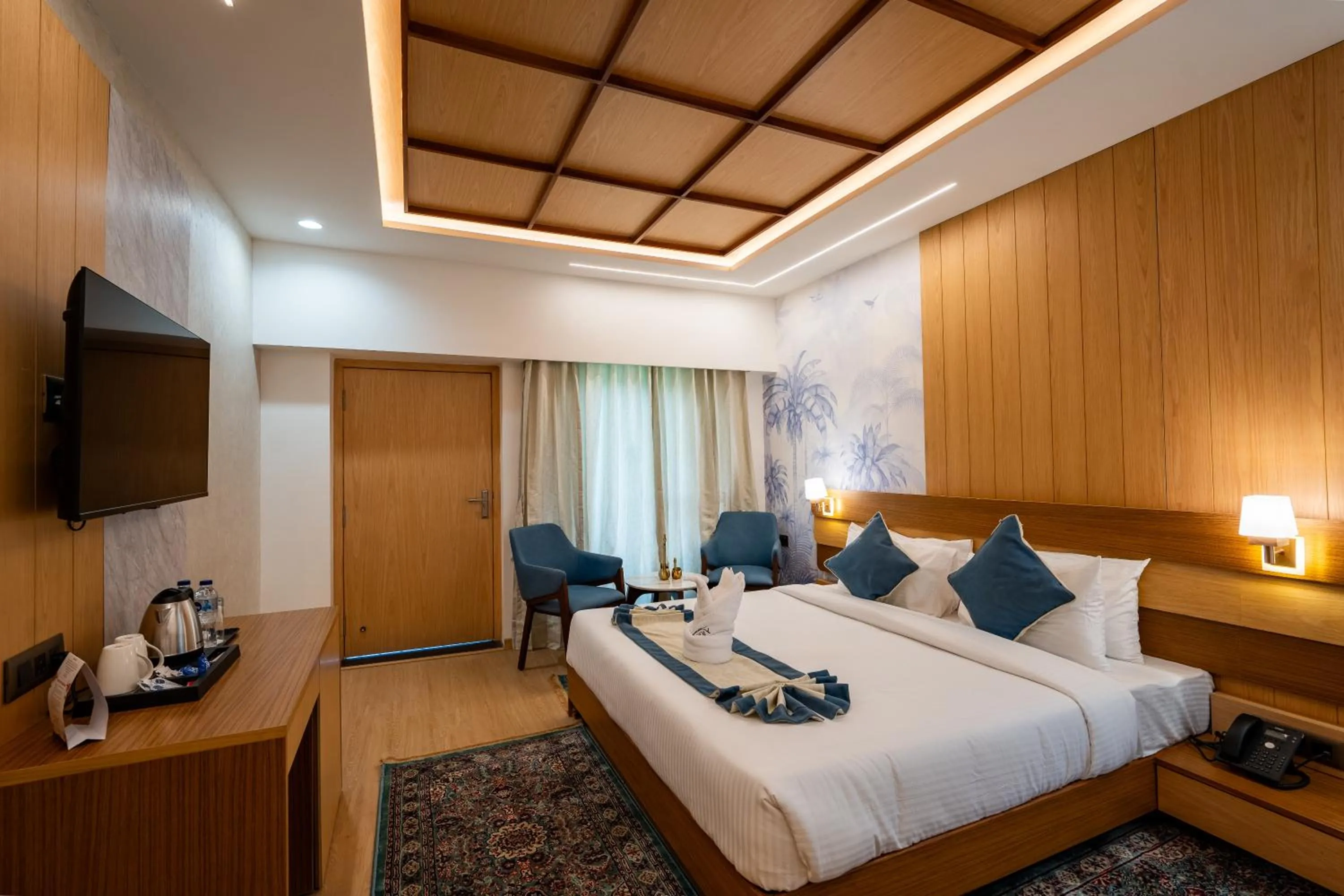 Bedroom, Bed in Arkaya Mukteshwar by SuperGlitz Resorts Pvt Ltd
