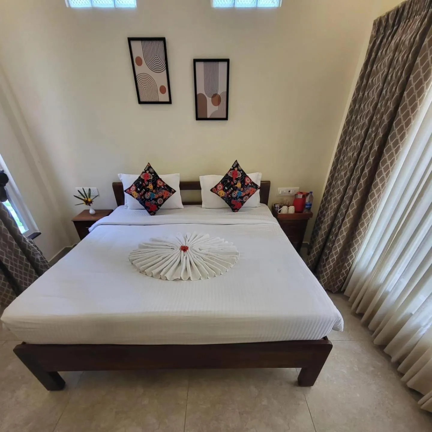 Bed in PALM PARADISE Beach Resort