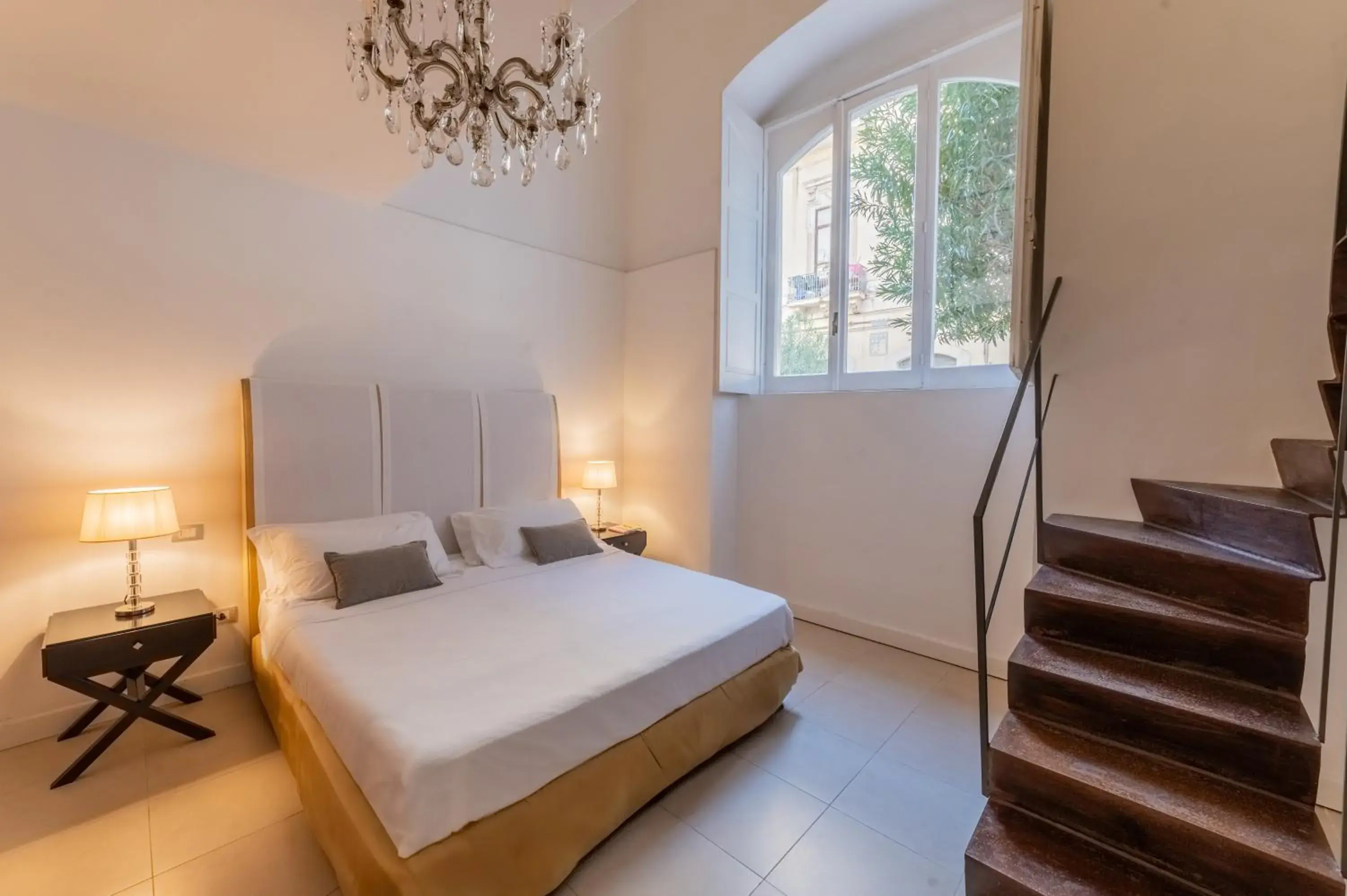 Bed in Hotel Palazzo Cavalieri Bed in Hotel Palazzo Cavalieri