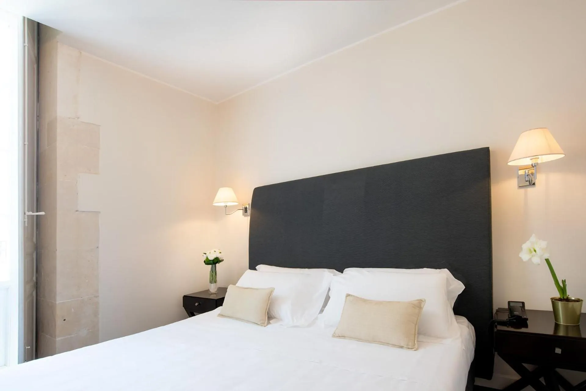 Bed in Hotel Palazzo Cavalieri