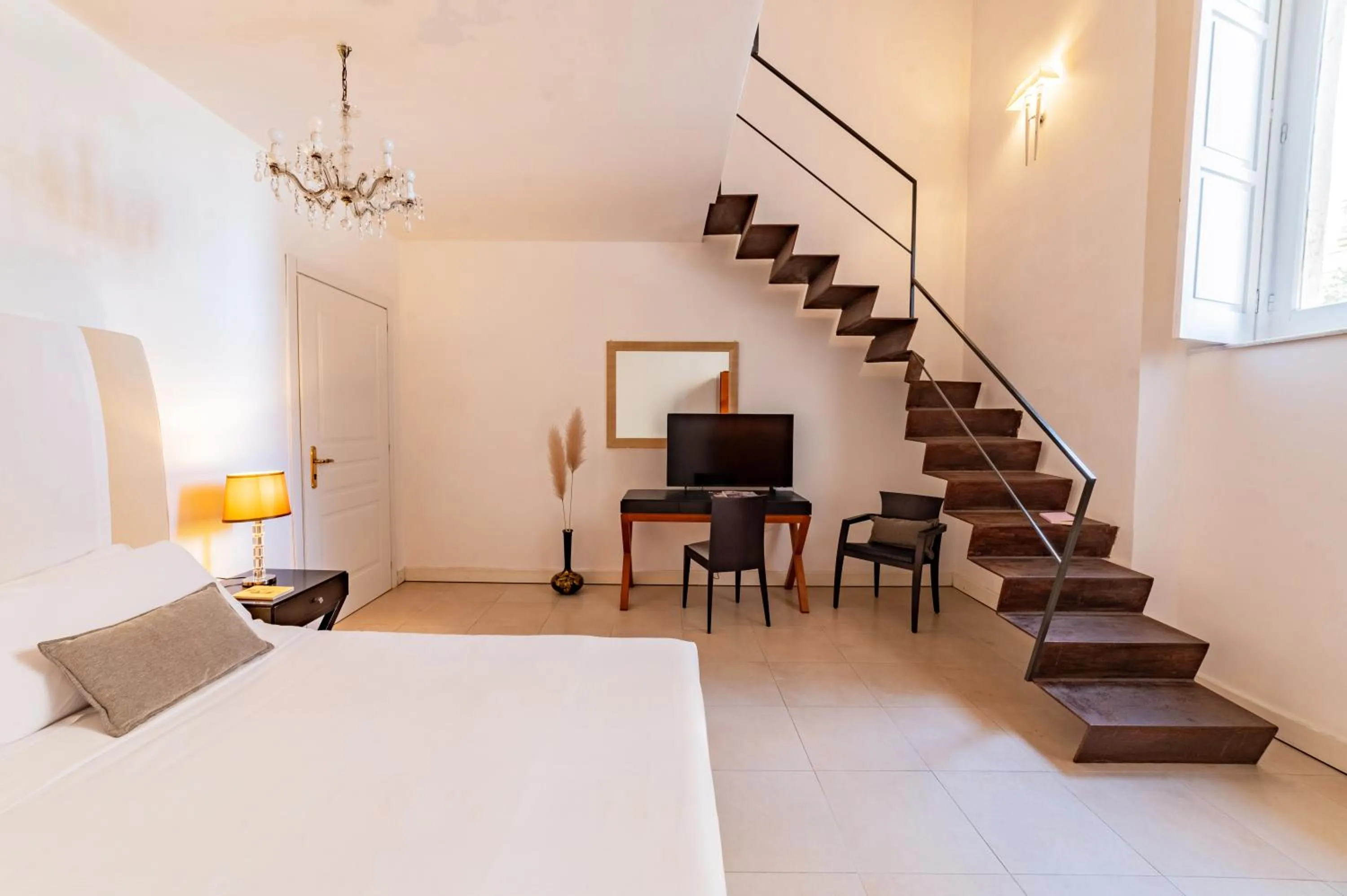 Bed in Hotel Palazzo Cavalieri