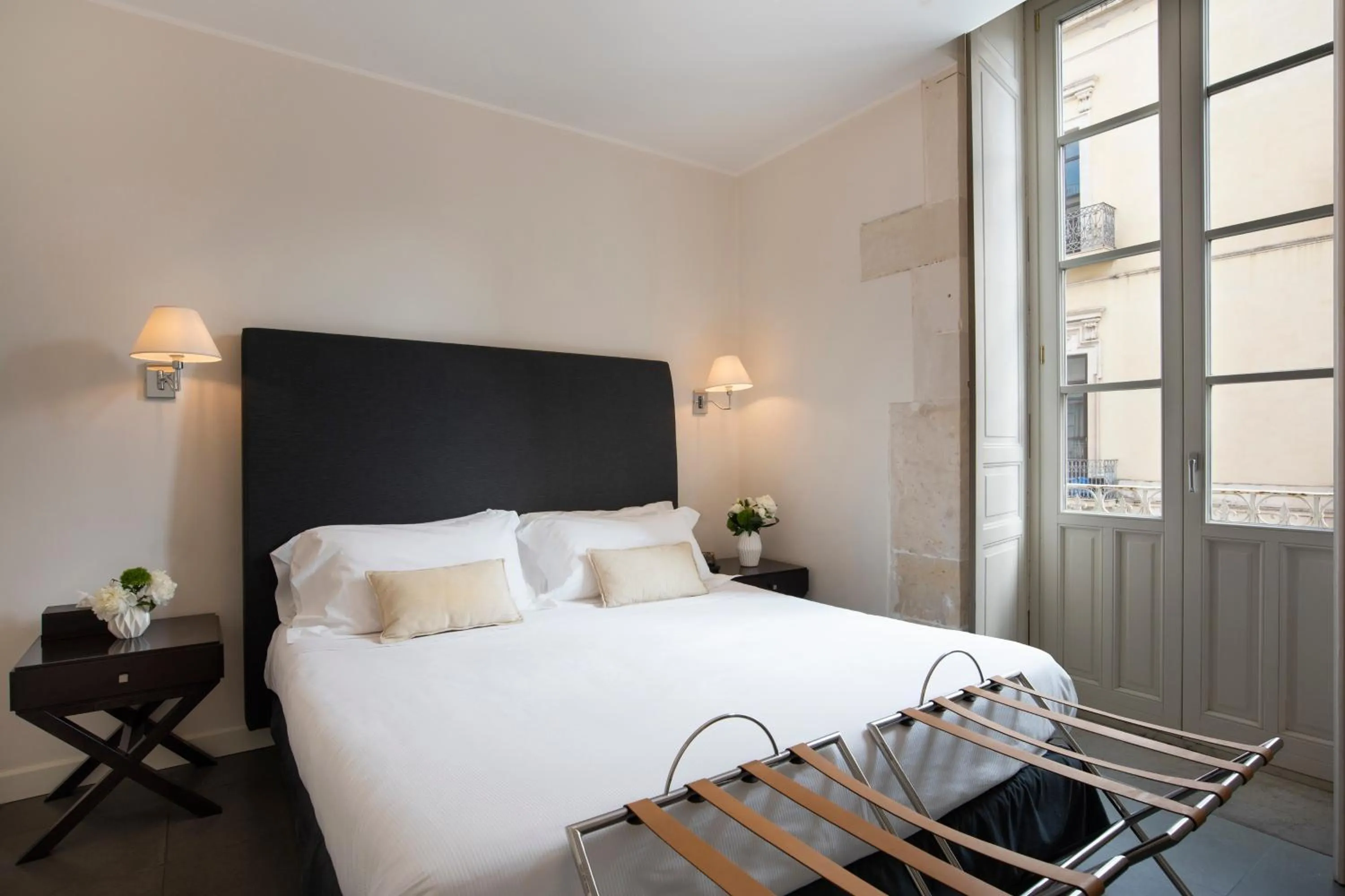 Bed in Hotel Palazzo Cavalieri