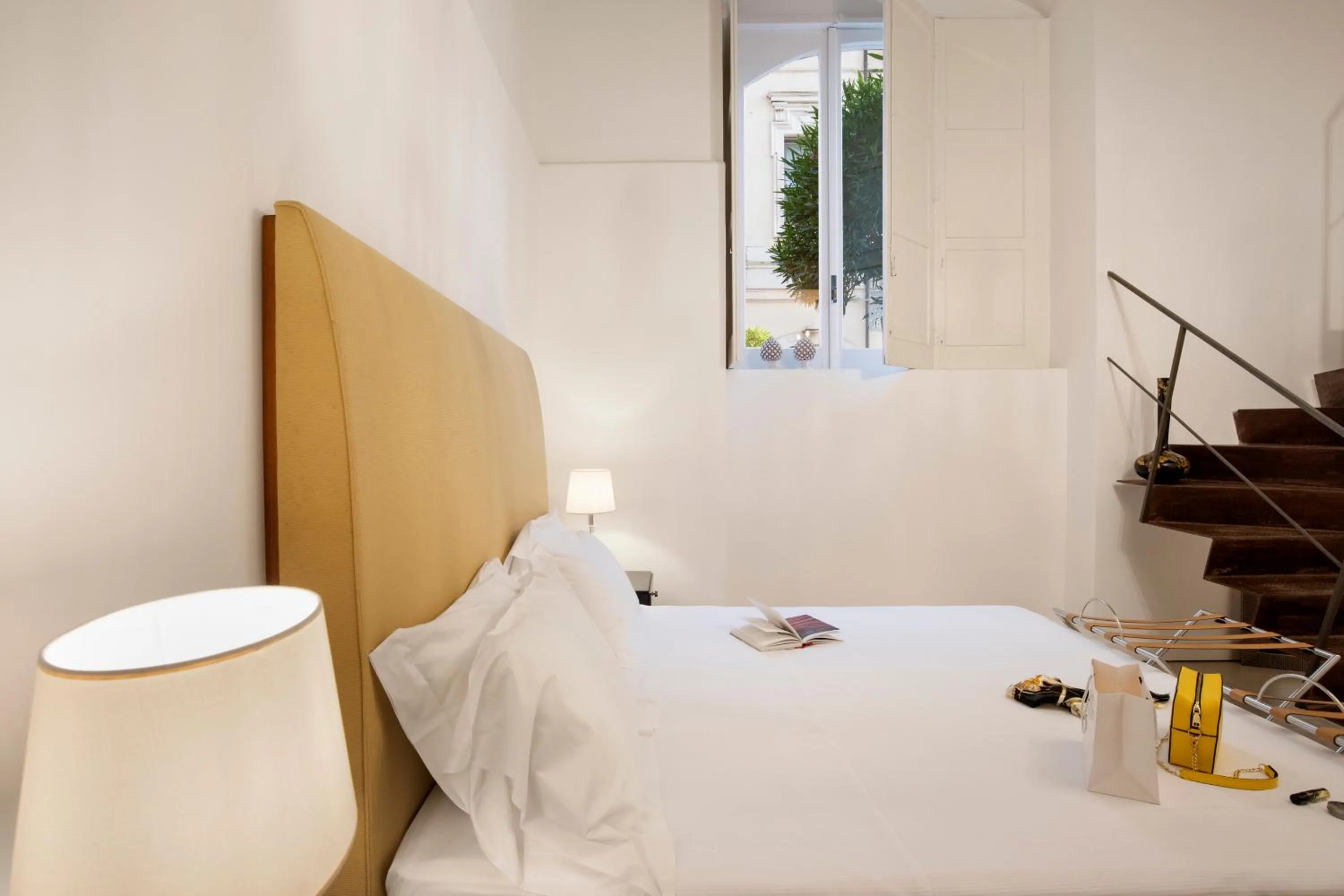 Bed in Hotel Palazzo Cavalieri