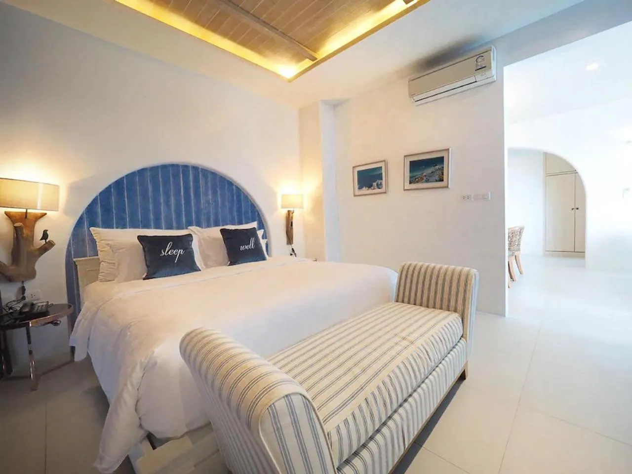 Bed in Costa Village Jacuzzi Bangsaray