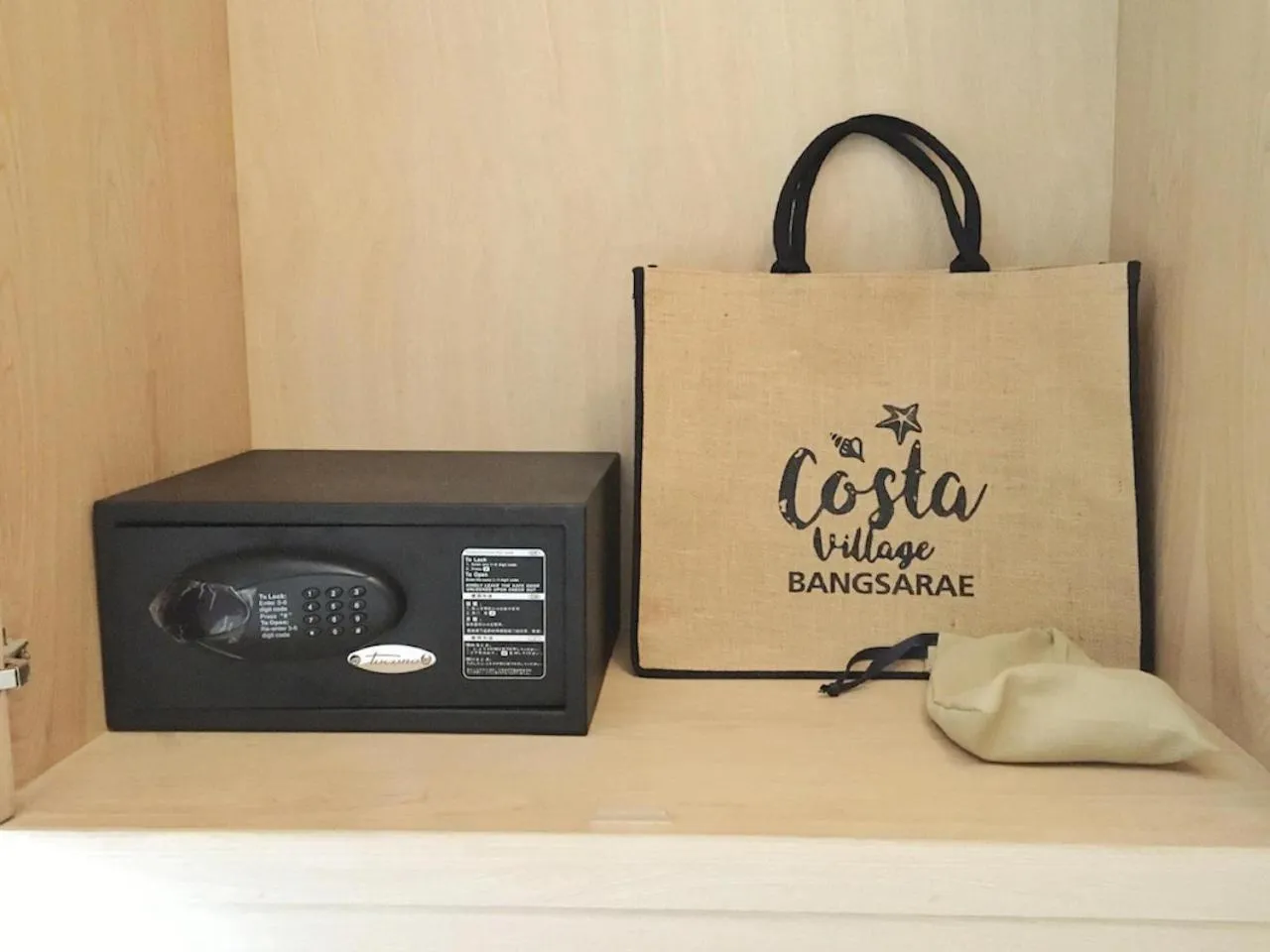 safe in Costa Village Jacuzzi Bangsaray