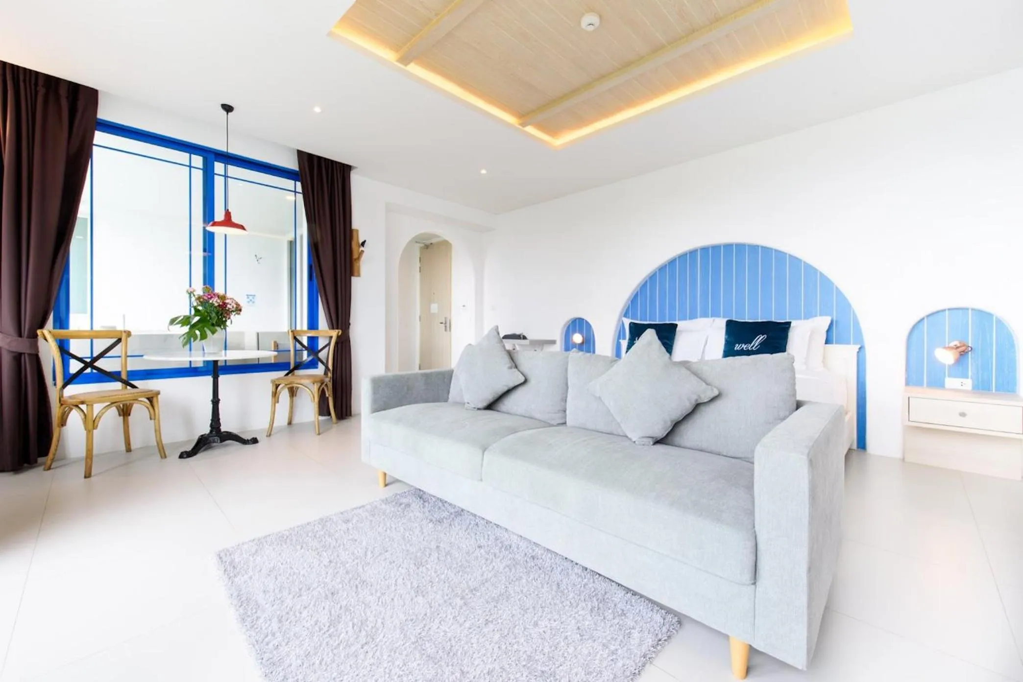 Bed in Costa Village Jacuzzi Bangsaray