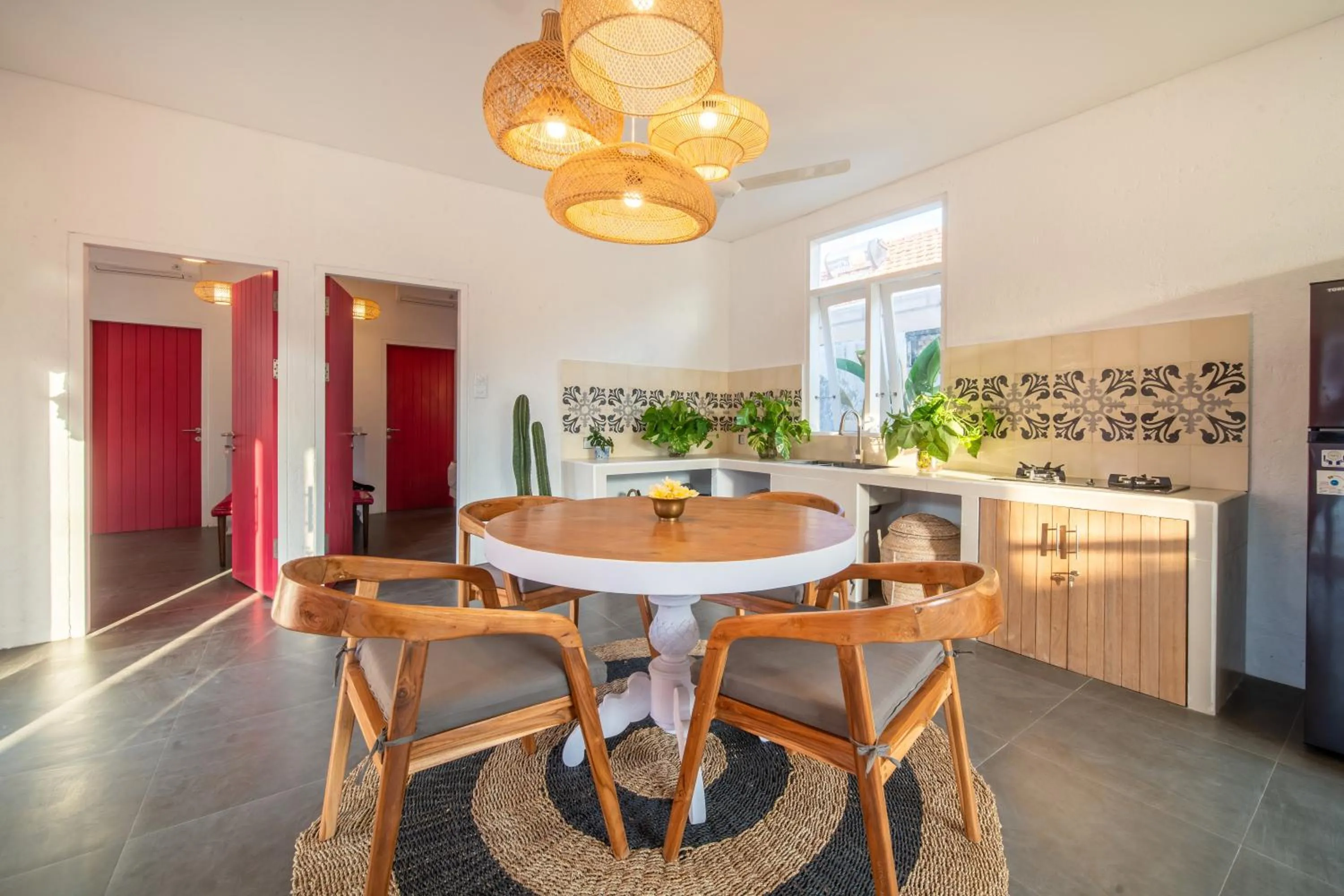 Dining area in PinkPrivate Balangan - for Cool Adults Only