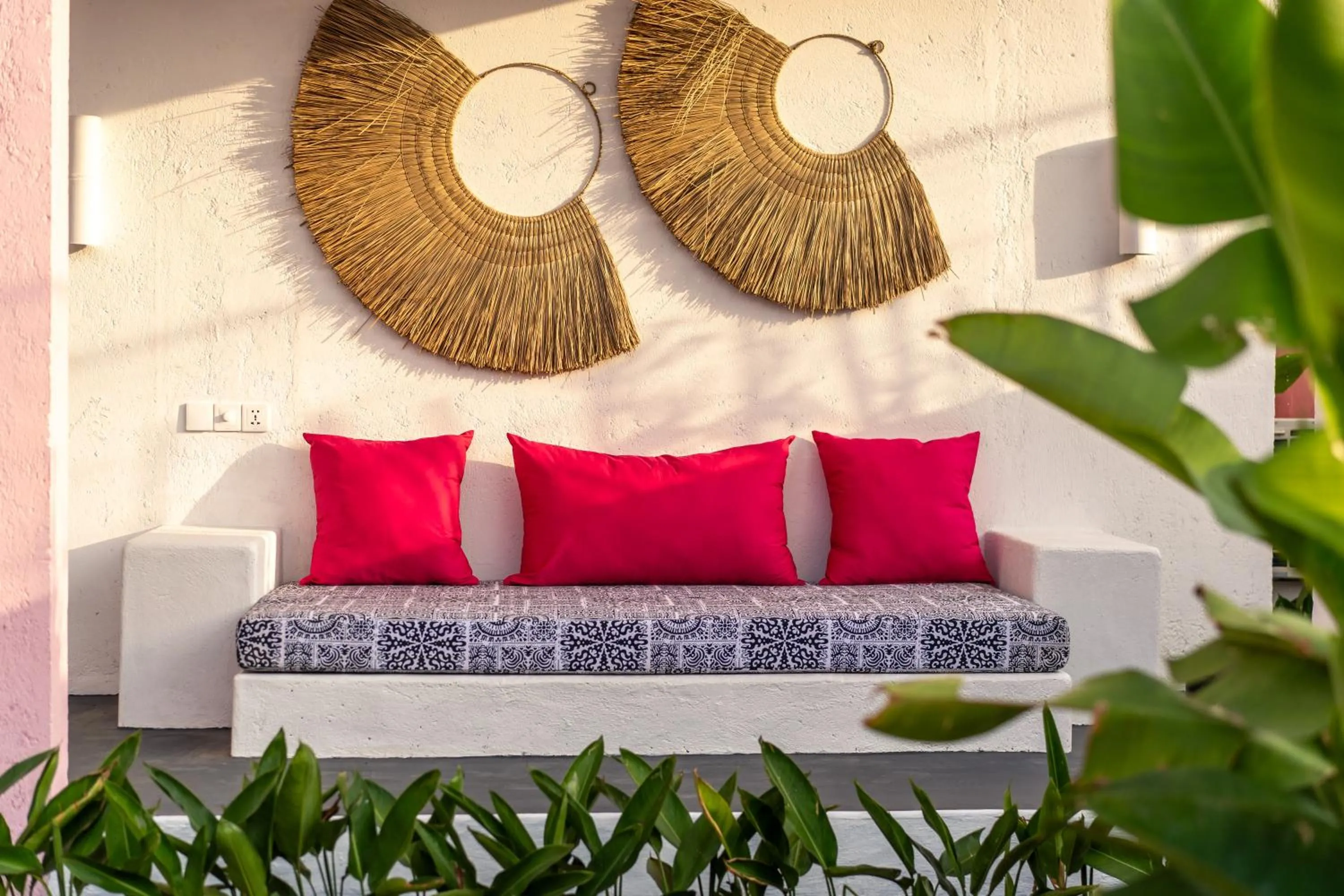 Decorative detail in PinkPrivate Balangan - for Cool Adults Only