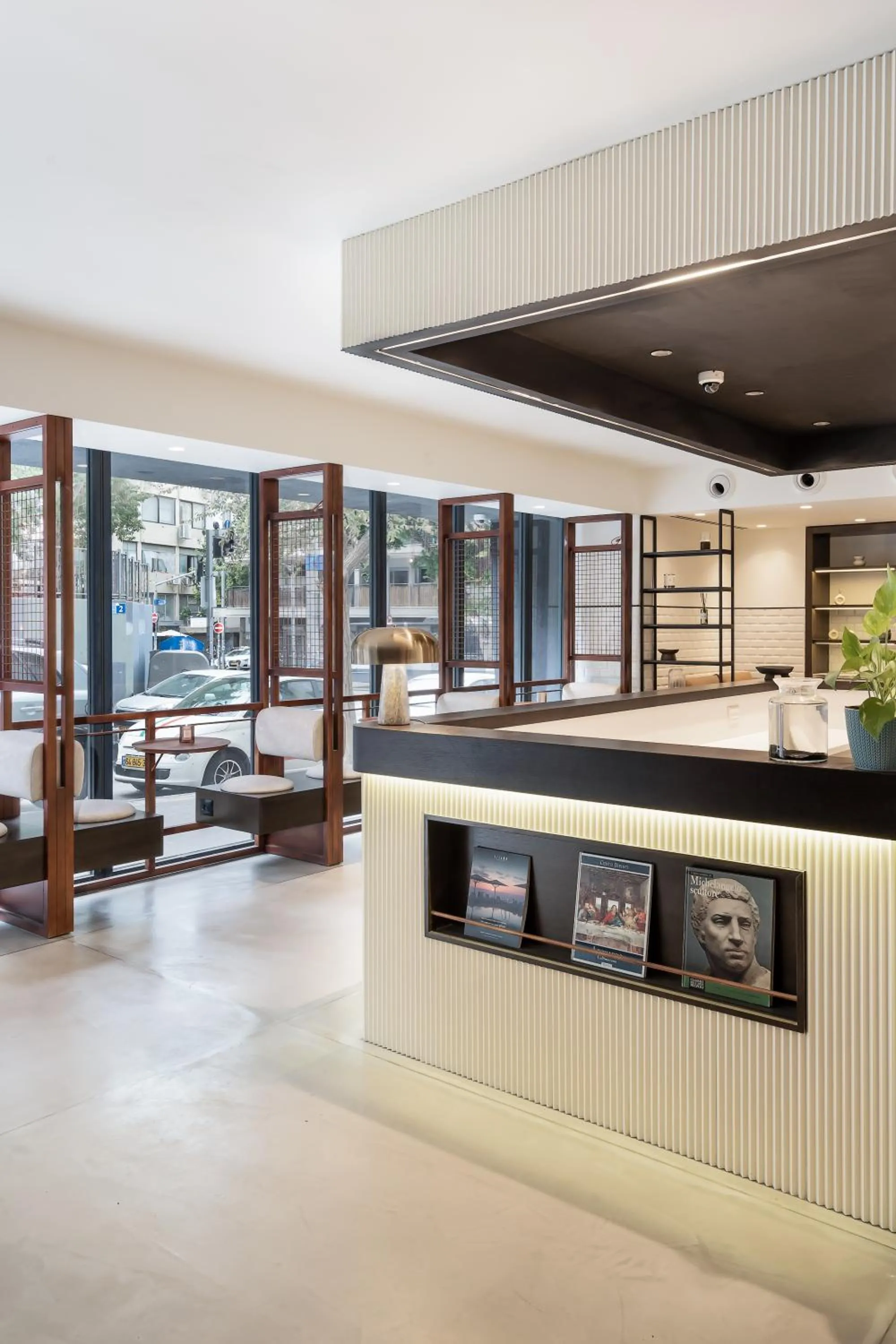 Lobby or reception in Mulan Hotel TLV