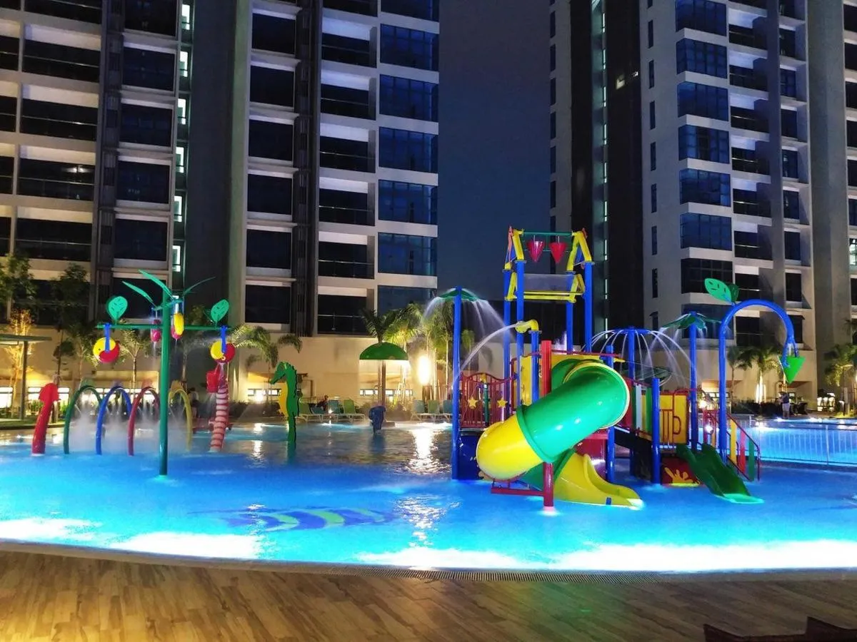 Swimming pool in Mykey Atlantis B-08-09 Melaka City