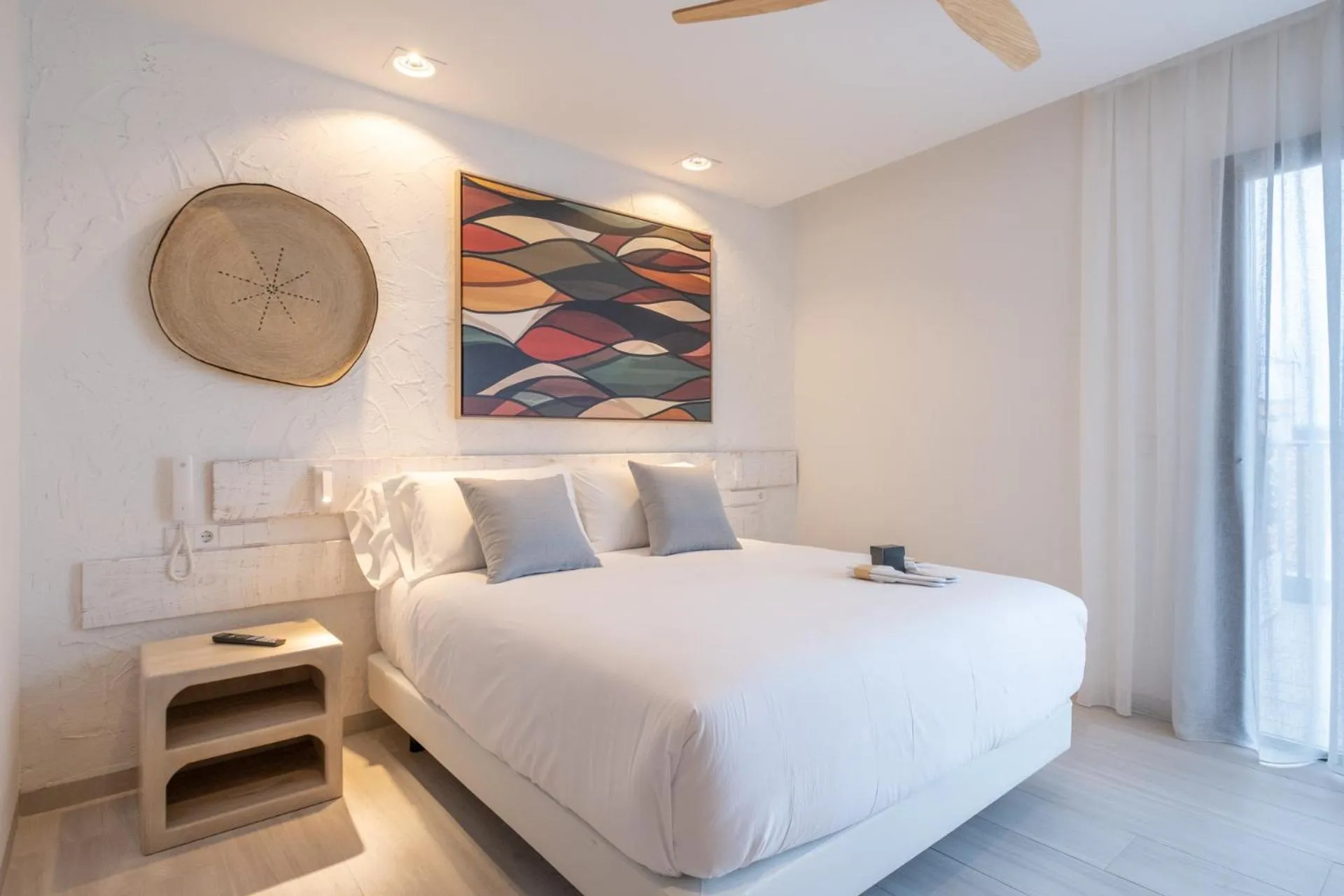 Decorative detail, Bed in Hotel Cetina Cabo de Palos Puerto