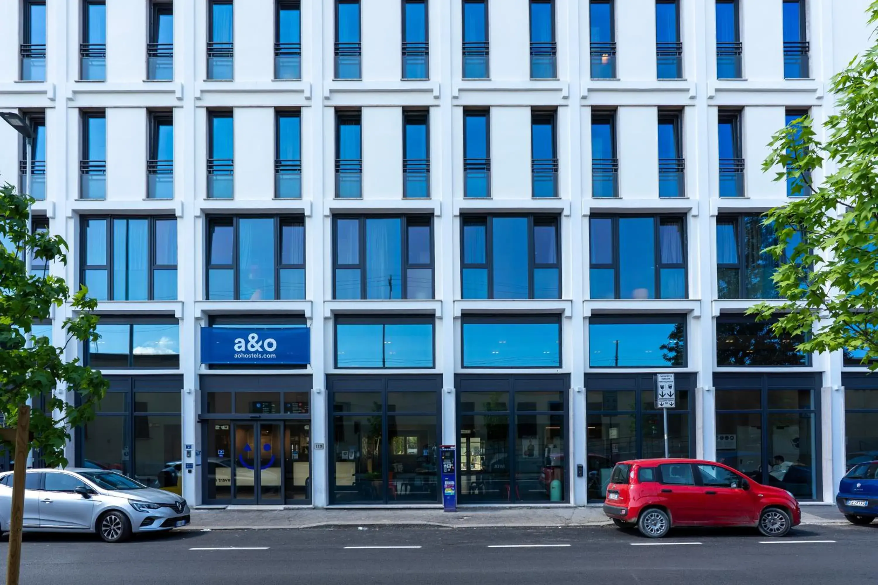 Facade/entrance in a&o Hostel Firenze Campo di Marte Facade/entrance in a&o Hostel Firenze Campo di Marte