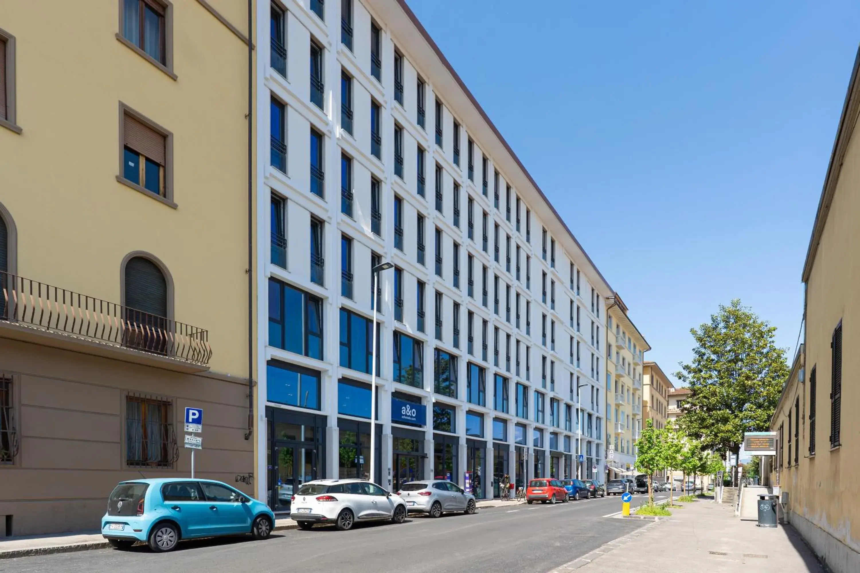 Facade/entrance in a&o Hostel Firenze Campo di Marte Facade/entrance in a&o Hostel Firenze Campo di Marte