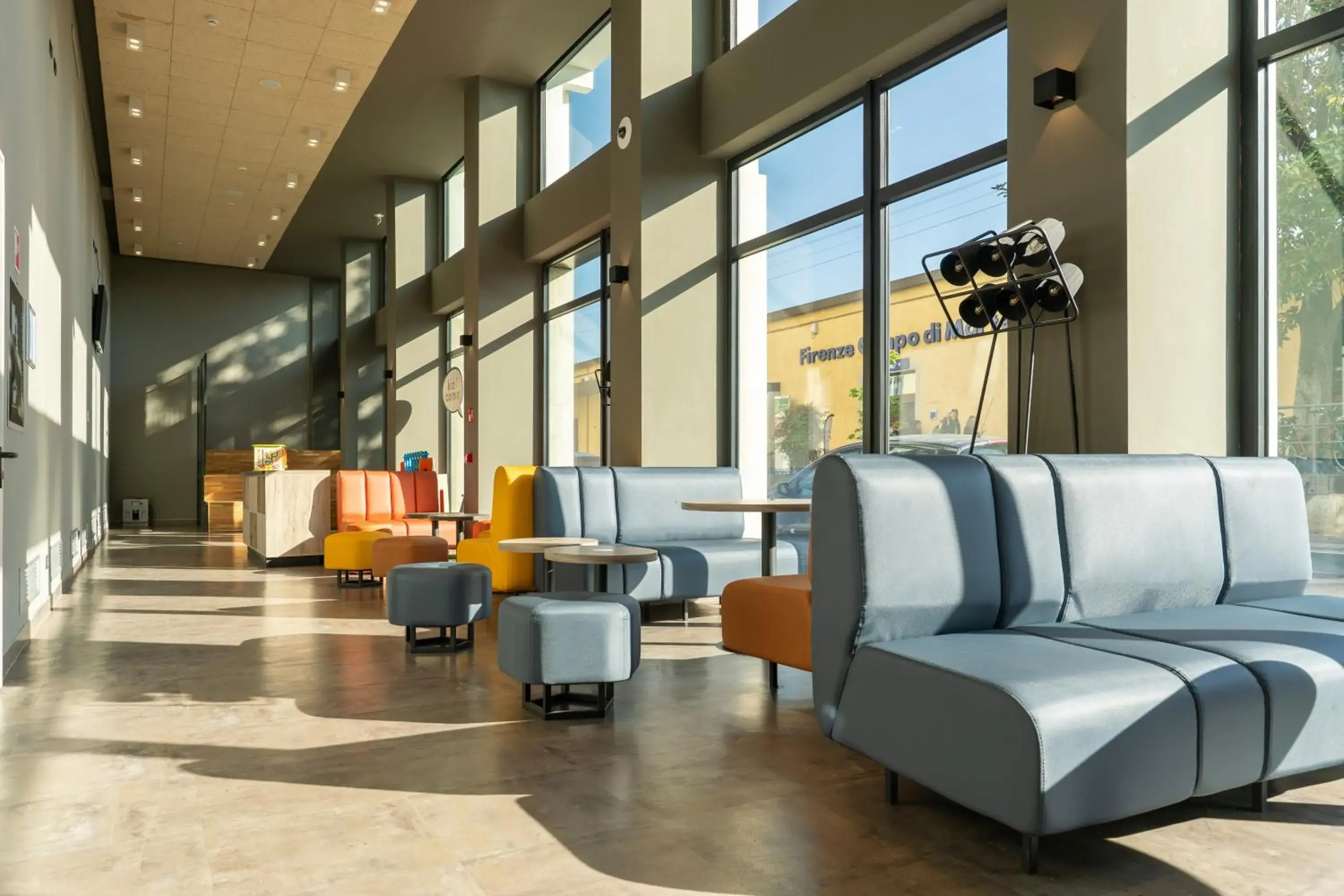 Lobby or reception in a&o Hostel Firenze Campo di Marte Lobby or reception in a&o Hostel Firenze Campo di Marte