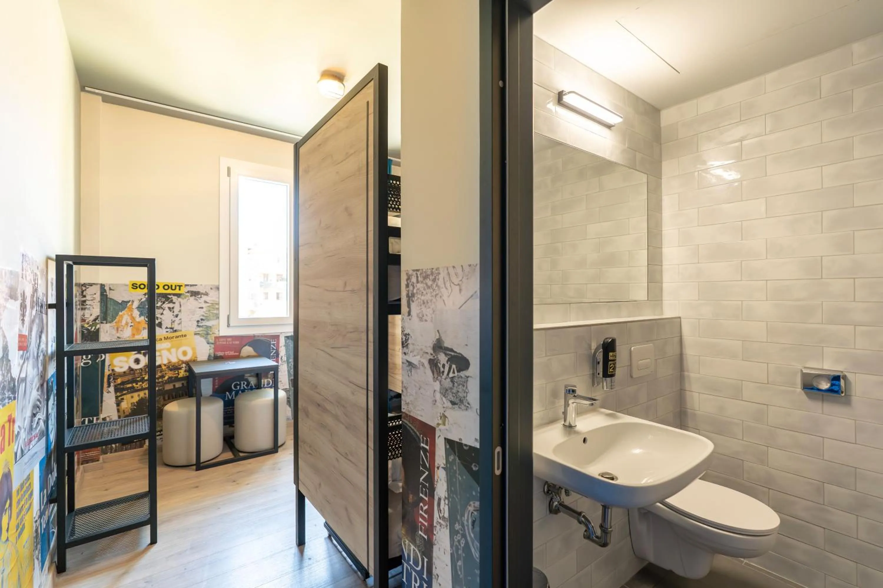 Bathroom in a&o Hostel Firenze Campo di Marte