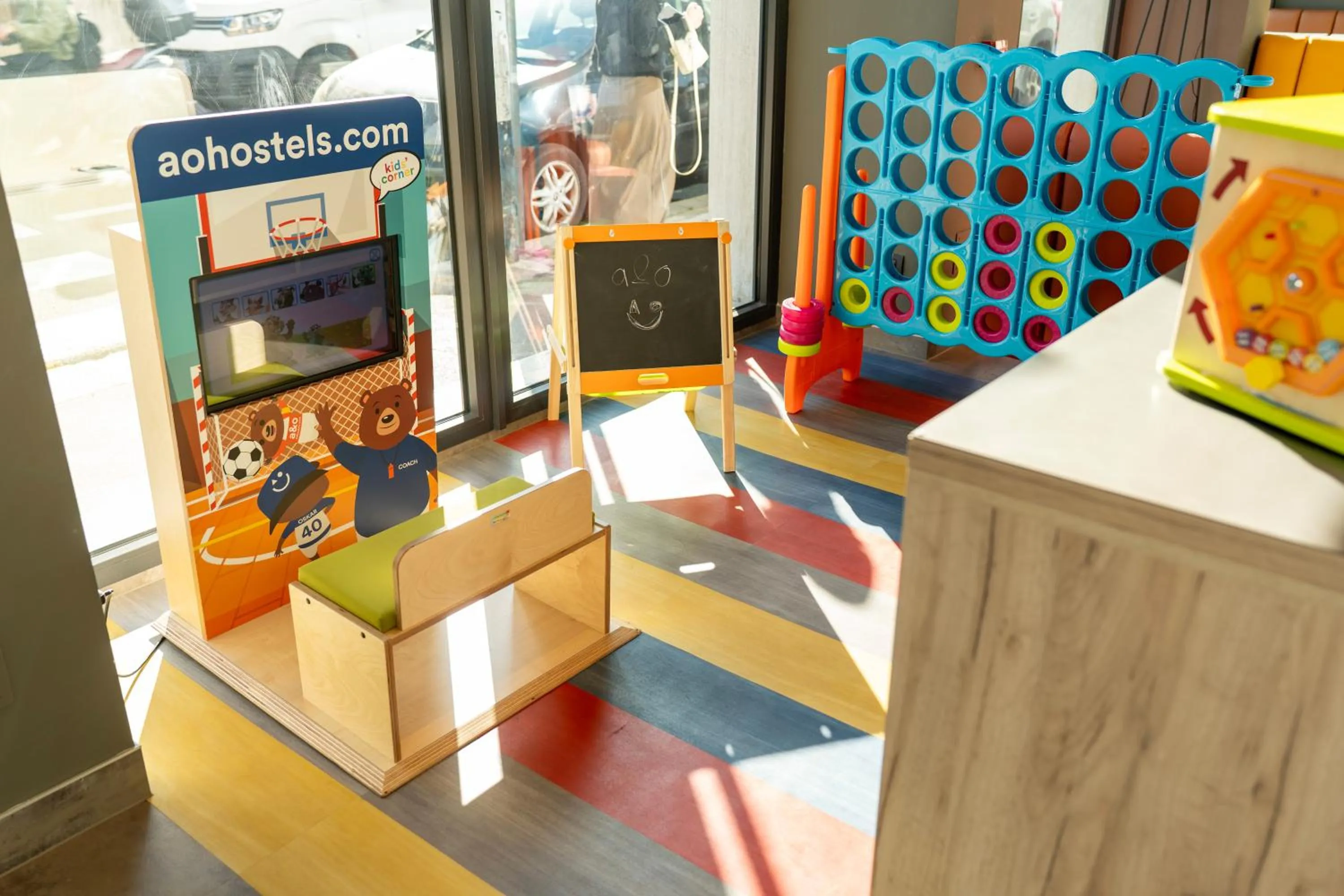 Children play ground in a&o Hostel Firenze Campo di Marte